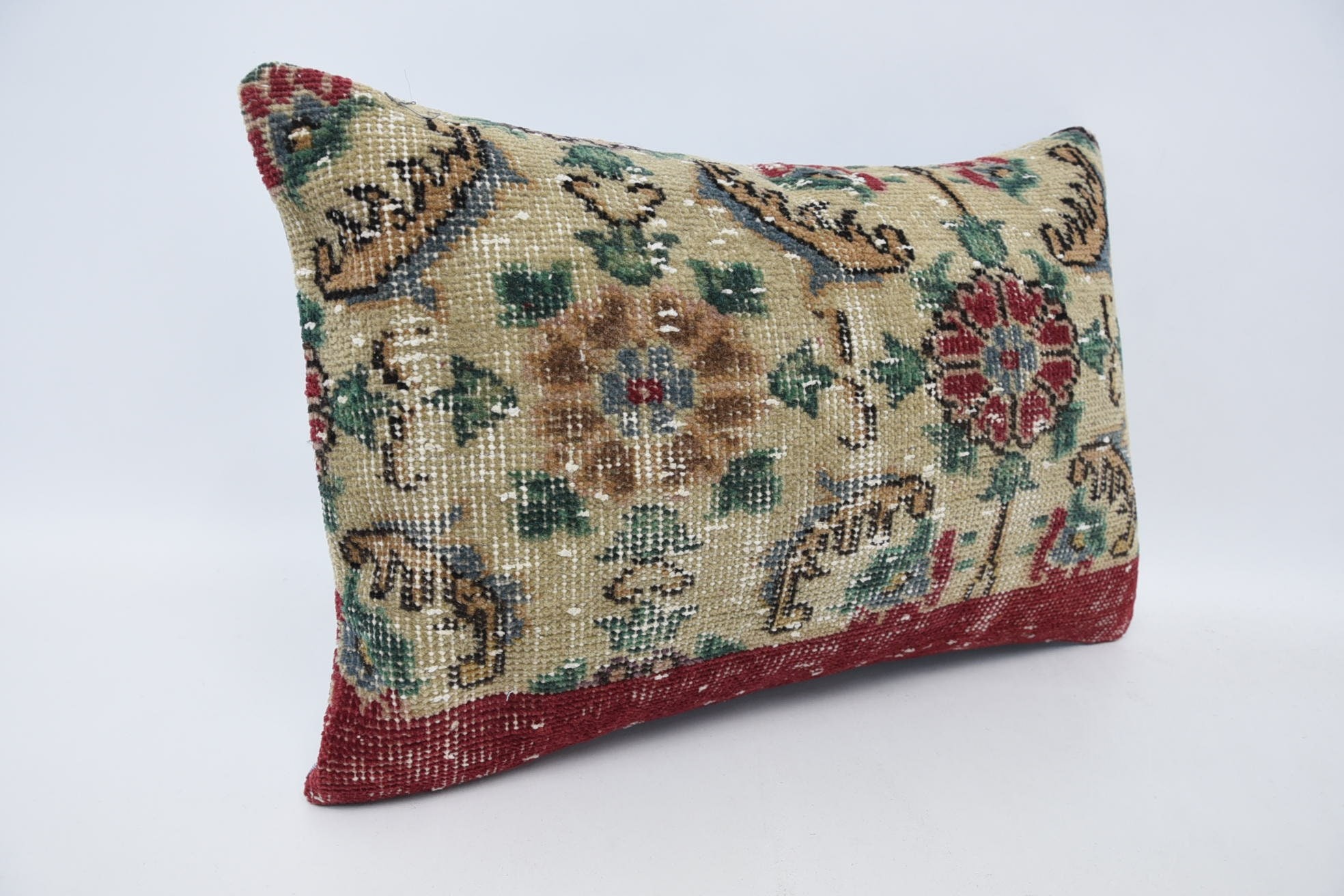 16"x24" Beige Pillow Cover, Kilim Pillow Cover, Personalized Gift Pillow Cushion Case, Kilim Cushion Sham, Home Decor Pillow