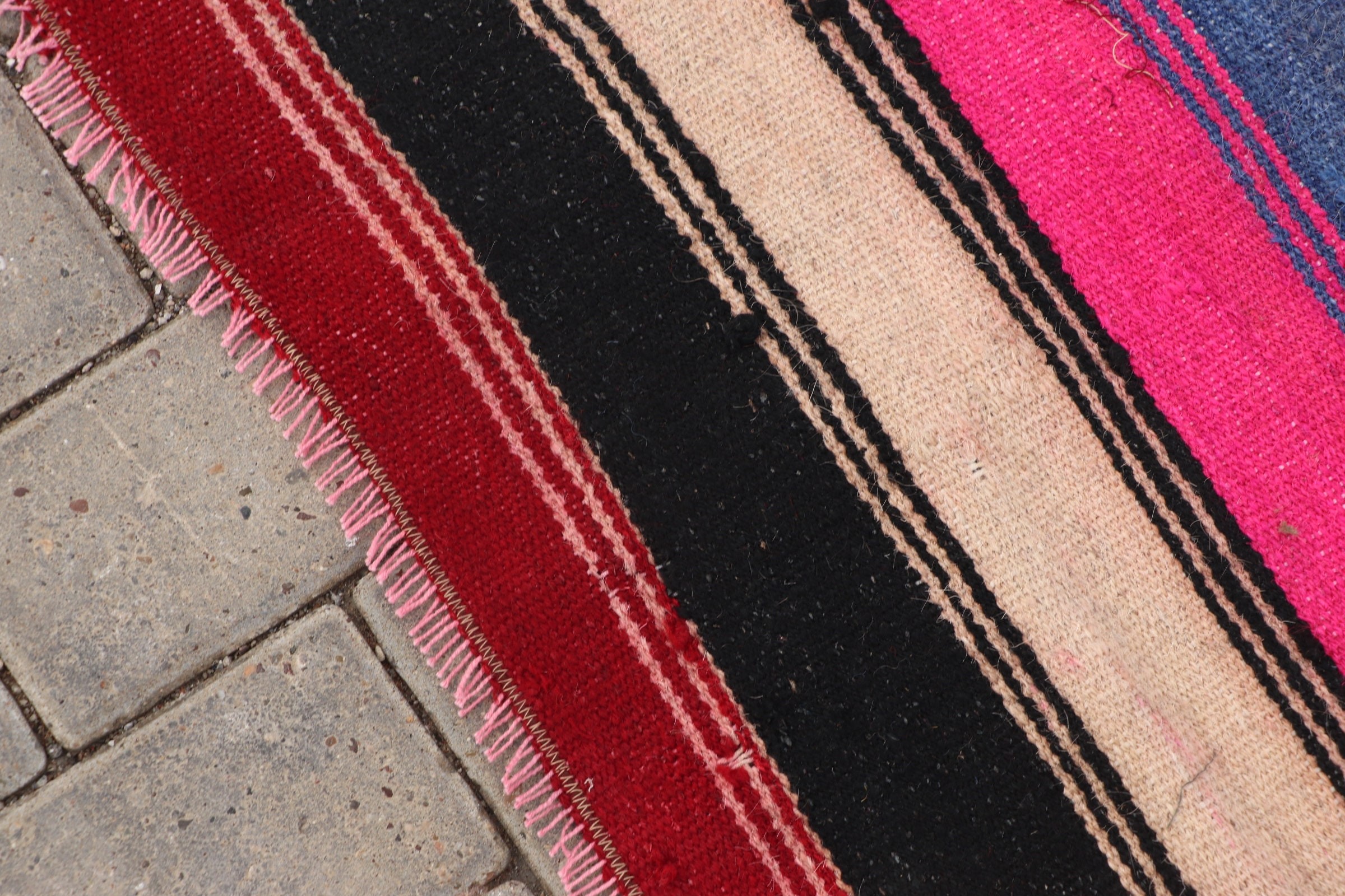 Vintage Halı, Merdiven Halıları, Pembe Oushak Halı, Kilim, Koridor Halıları, 2.2x7.5 ft Runner Halısı, El Dokuma Halıları, Havalı Halılar, Türk Halısı, Oushak Halısı