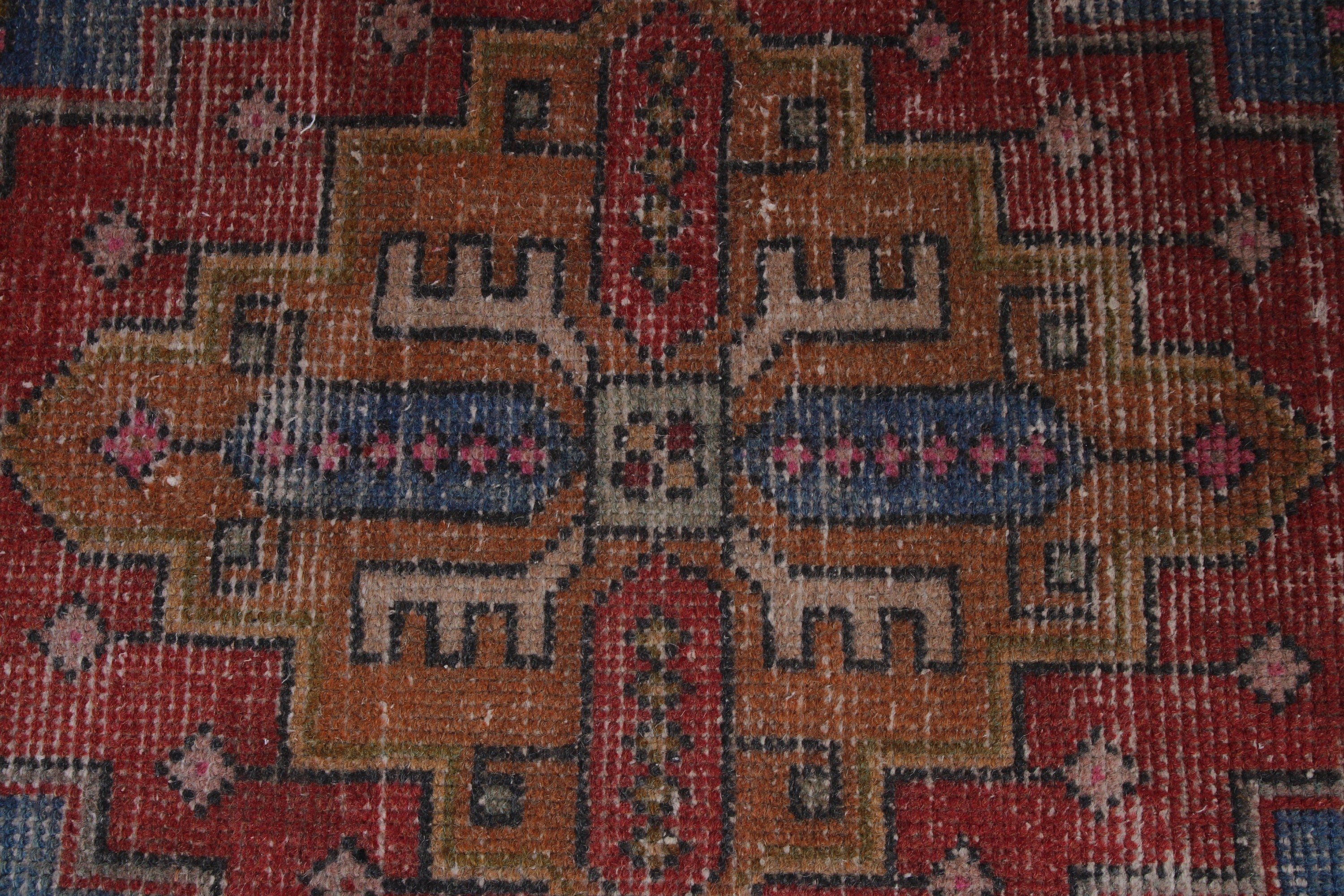 Brown Bedroom Rugs, Vintage Rugs, Rugs for Bath, Nursery Rug, Oushak Rug, 1.5x3 ft Small Rug, Door Mat Rug, Turkish Rug