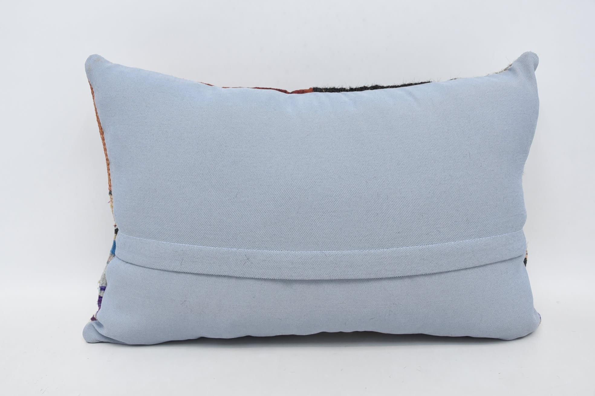 16"x24" Blue Pillow Sham, Interior Designer Pillow, Vintage Kilim Pillow, Pillow for Couch, Vintage Kilim Pillow Cushion