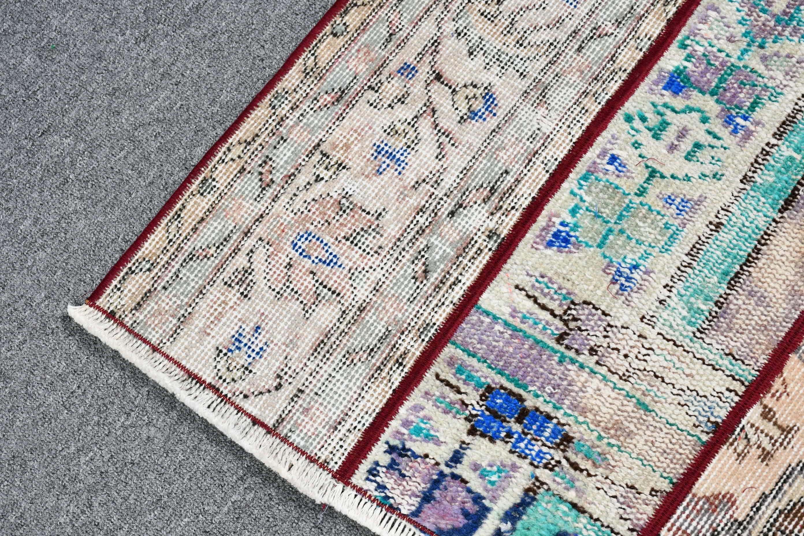 Kitchen Rugs, Vintage Rugs, Dorm Rugs, Green Home Decor Rug, Corridor Rugs, 2.2x6.2 ft Runner Rugs, Oriental Rug, Antique Rugs, Turkish Rug