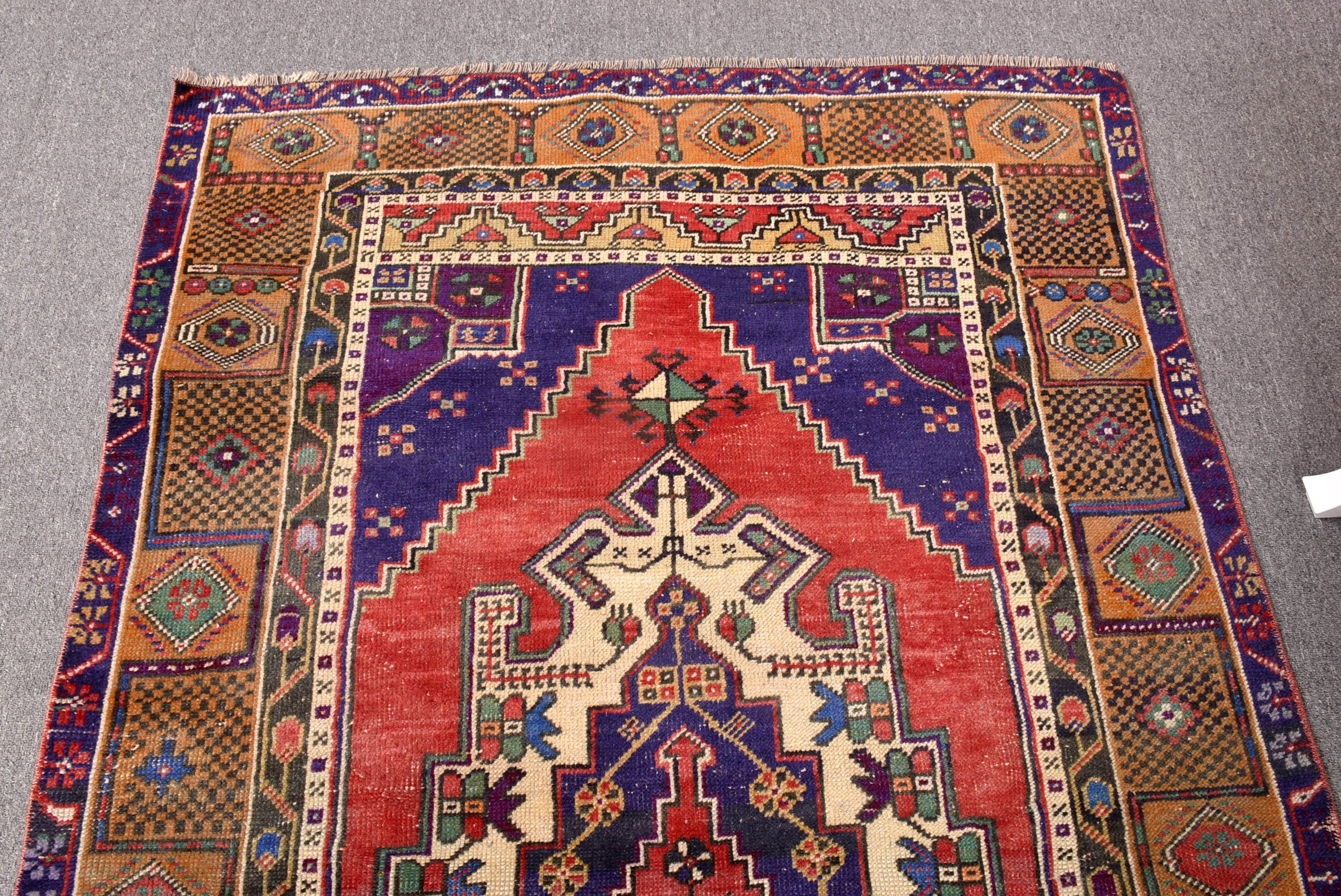 Yemek Odası Halısı, Antika Halılar, Kırmızı Anadolu Halıları, Boho Bölge Halısı Halıları, Yatak Odası Halısı, 3,9x6,9 ft Alan Halısı, Vintage Halı, Türk Halısı, Boho Halısı