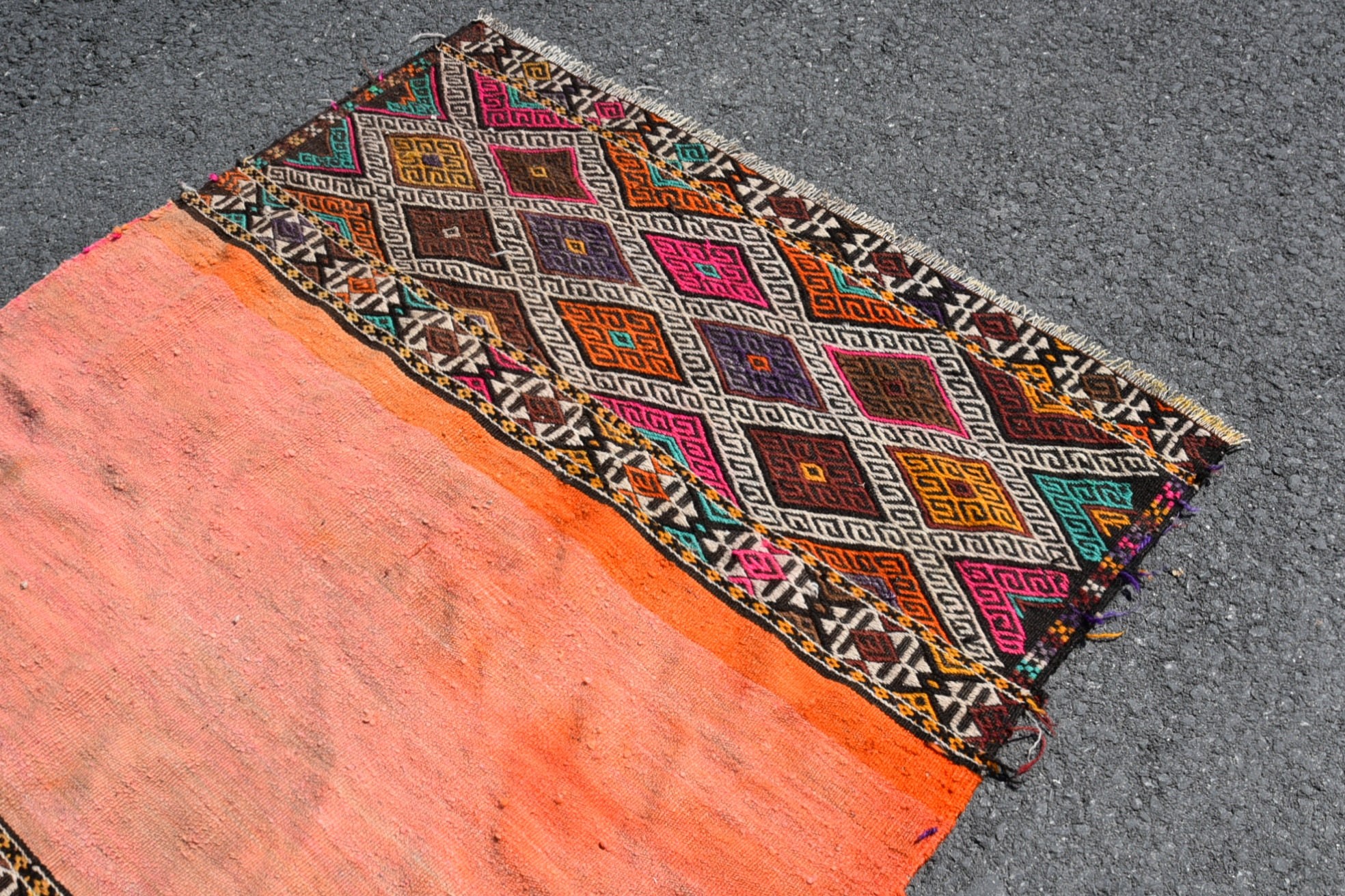 Anadolu Halıları, Mutfak Halısı, Kilim, Türk Halısı, Vintage Halılar, Giriş Halısı, Oryantal Halı, Çocuk Odası Halıları, 3,8x5,3 ft Accent Halı, Boho Halı