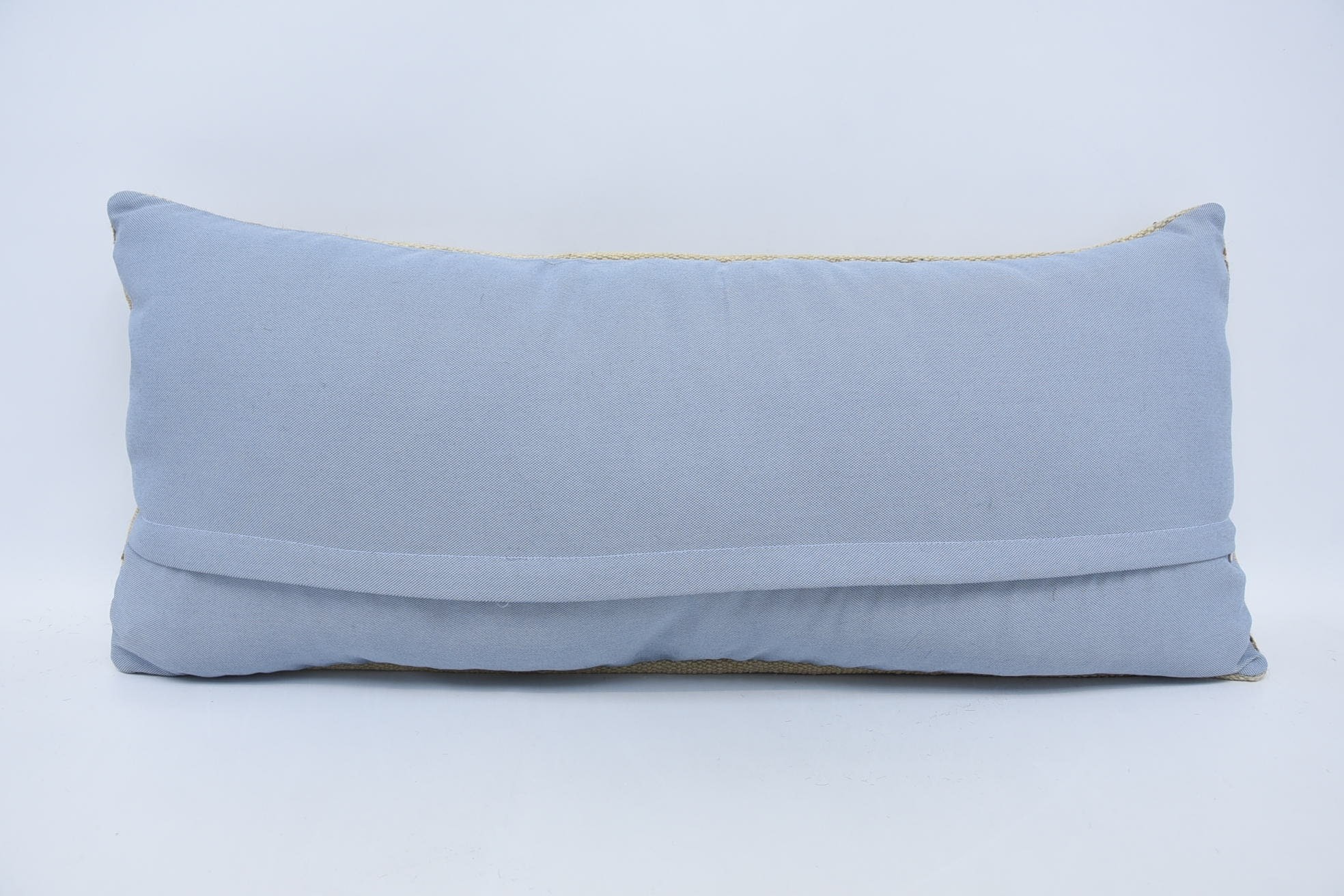 Ethnical Kilim Rug Pillow, Vintage Kilim Pillow Pillow, Boho Pillow, Southwestern Pillow Case, 16"x36" Beige Cushion Case, Turkish Pillow