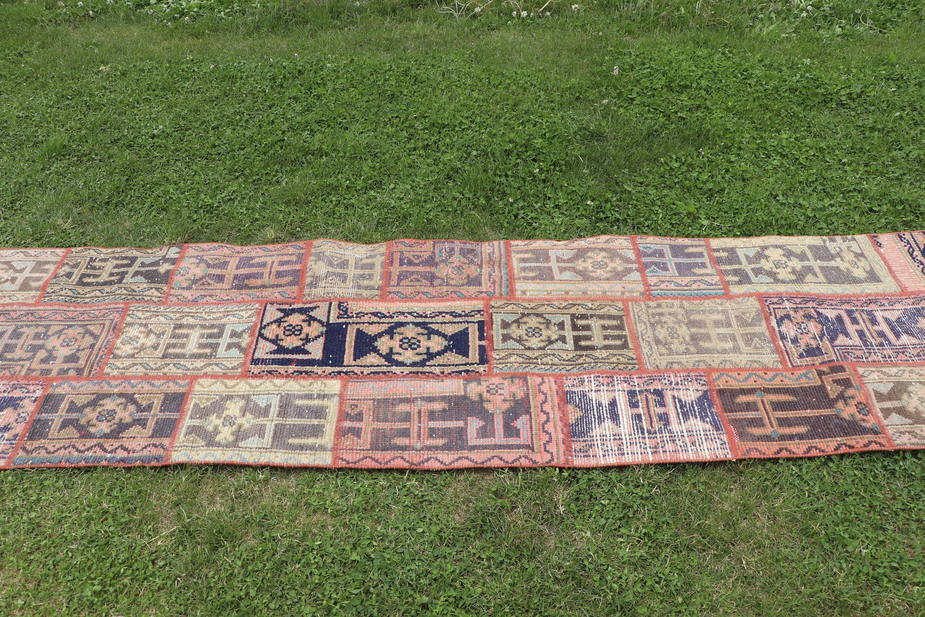 Mutfak Halısı, Modern Halı, Vintage Halılar, Mavi Oushak Halı, Merdiven Halıları, Türk Halıları, Merdiven Halıları, Koridor Halısı, 2,4x22,2 ft Yolluk Halıları