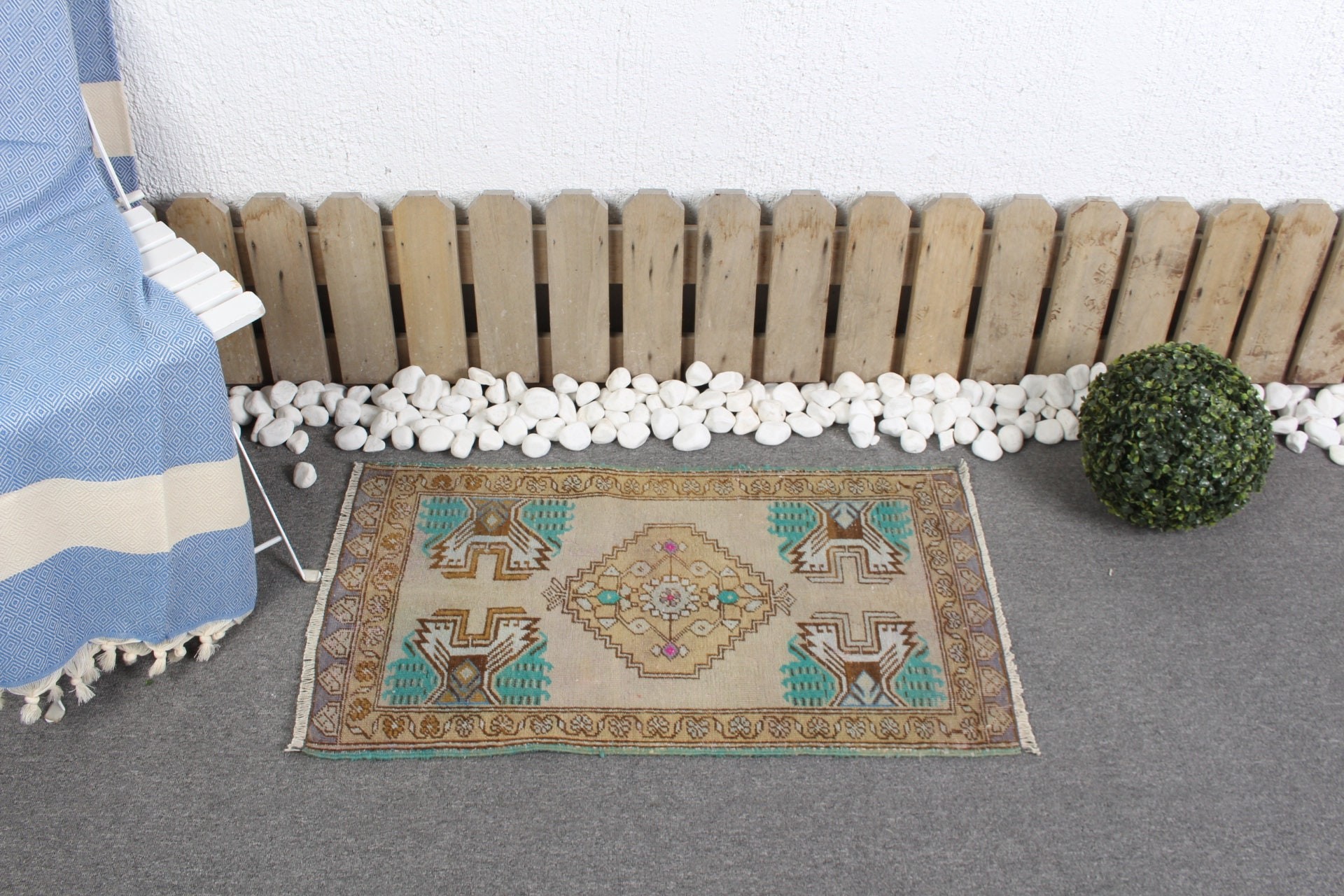 Home Decor Rug, Cool Rugs, Beige Moroccan Rug, Turkish Rug, Door Mat Rug, Vintage Rugs, Bathroom Rugs, 1.6x3 ft Small Rug, Handmade Rugs