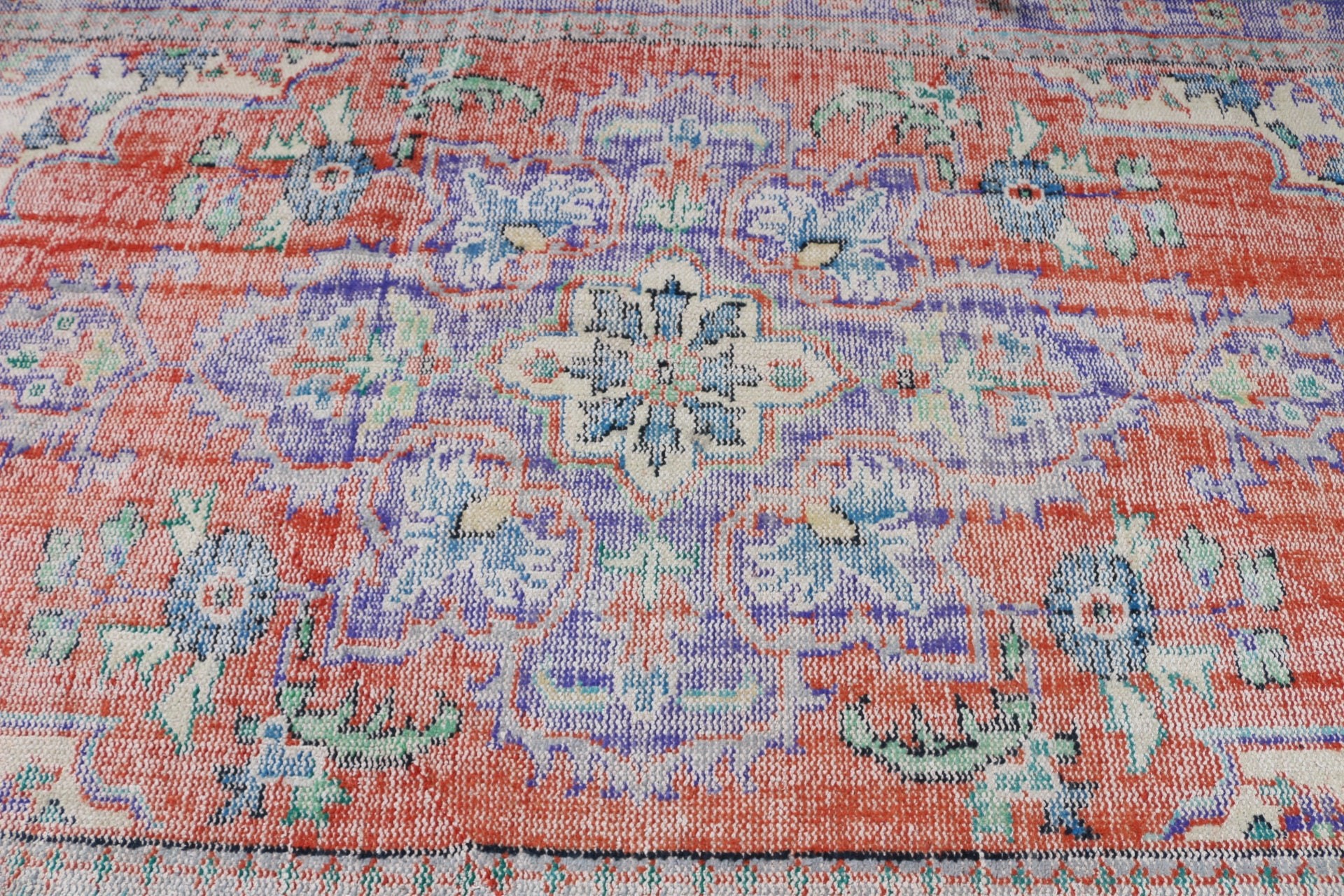 Eclectic Rug, Salon Rug, Cool Rugs, Vintage Rug, Orange Bedroom Rugs, Dining Room Rug, 5.4x9 ft Large Rug, Home Decor Rugs, Turkish Rugs