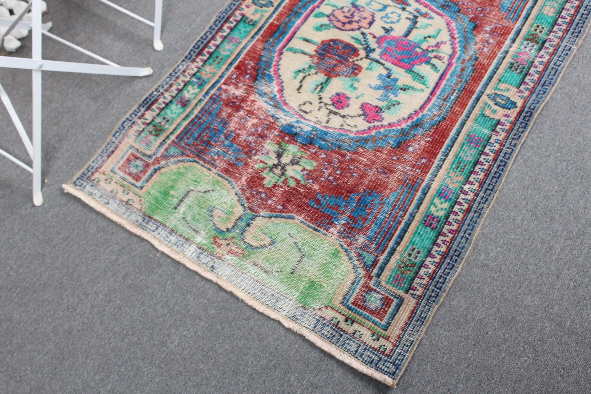 Yatak Odası Halıları, Vintage Halı, Banyo Halısı, 2.8x4.3 ft Küçük Halı, Araba Paspas Halısı, Türk Halıları, Mutfak Halısı, Oushak Halısı, Kırmızı Ev Dekor Halısı