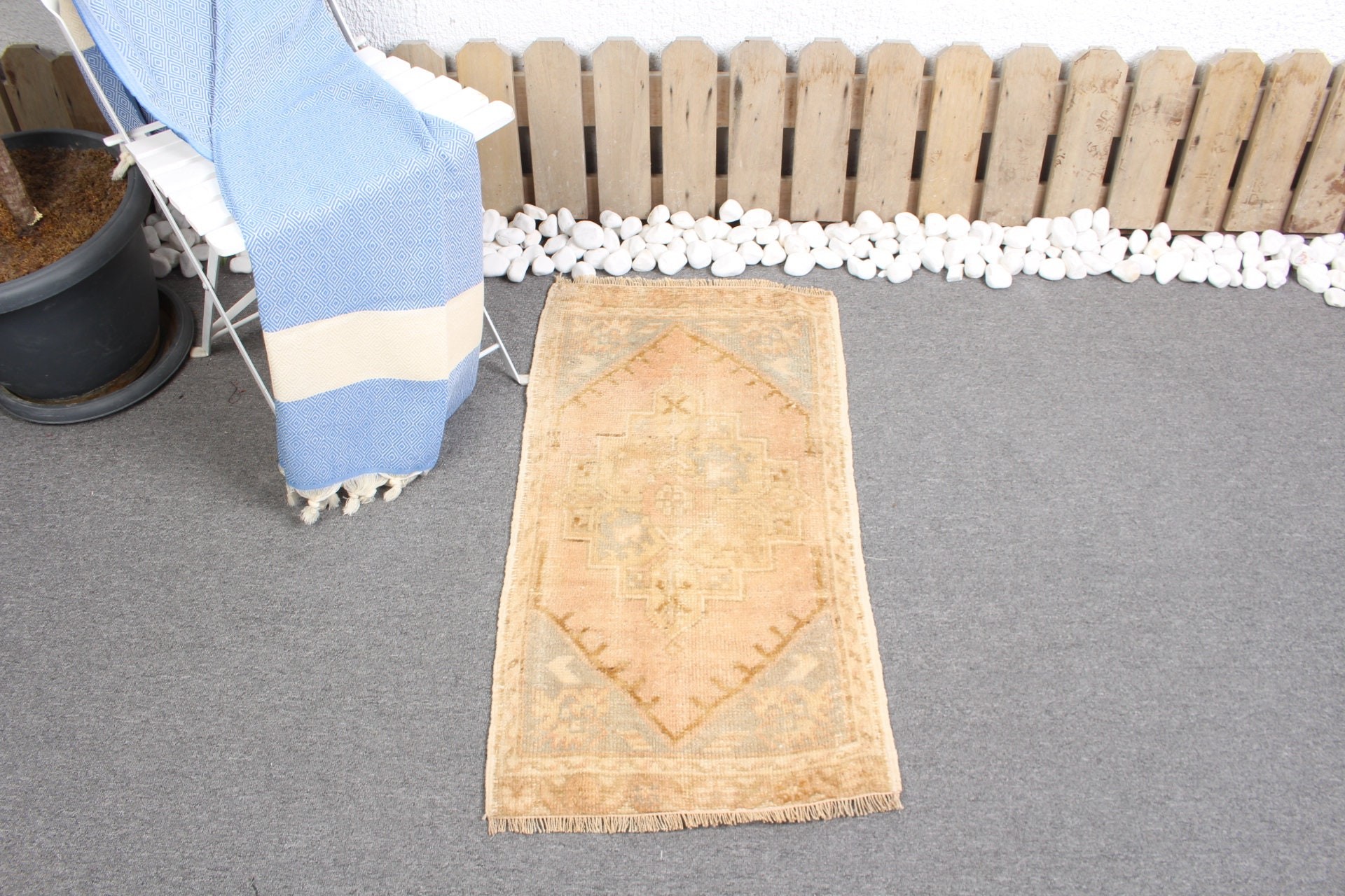 Bedroom Rug, Wool Rugs, Beige Cool Rugs, Rugs for Bathroom, 1.6x3 ft Small Rugs, Antique Rugs, Car Mat Rug, Turkish Rug, Vintage Rug