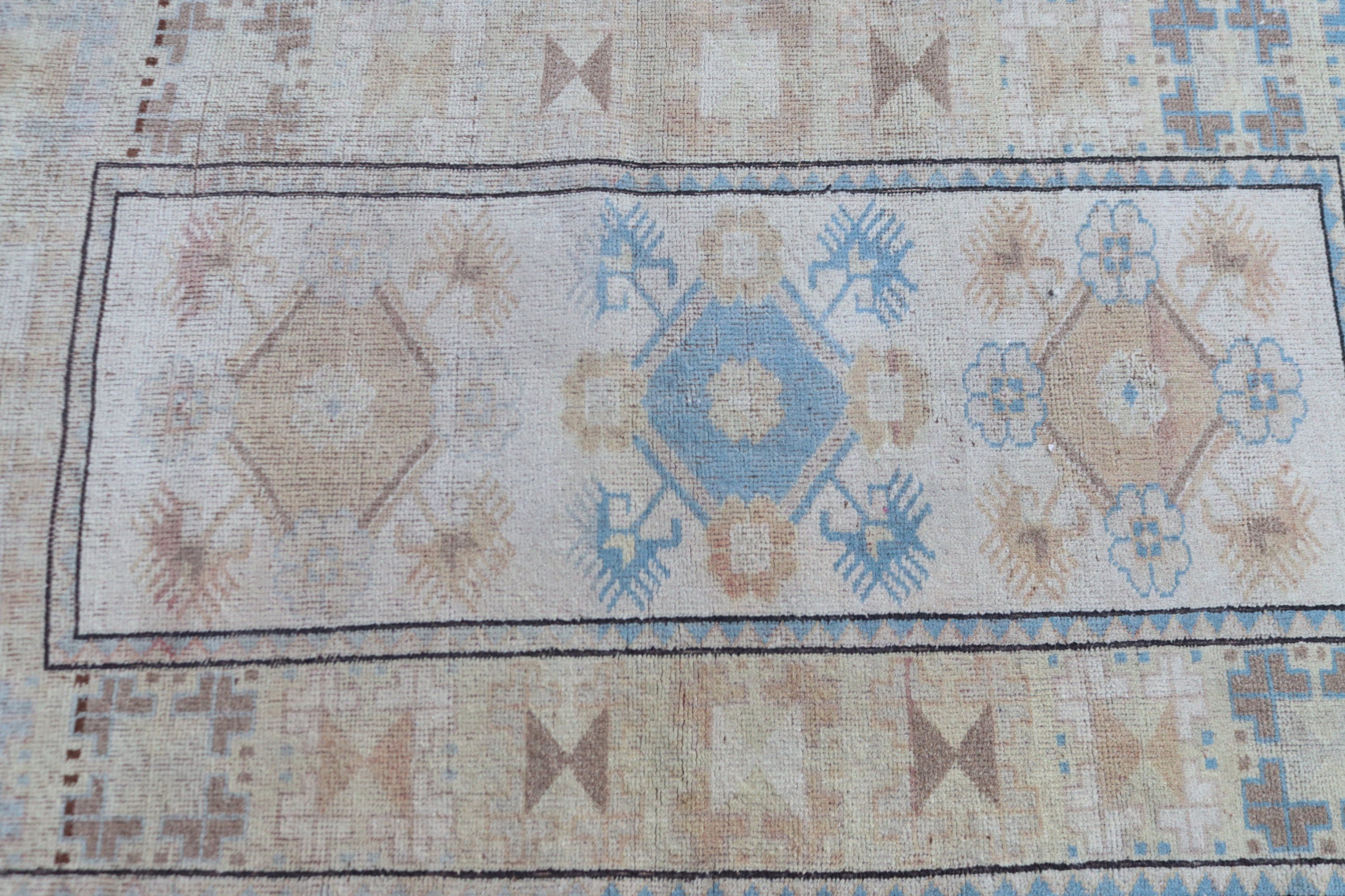 Flatweave Rug, Vintage Rug, Car Mat Rugs, Turkish Rug, Kitchen Rugs, Aztec Rug, Beige  2.6x4.3 ft Small Rugs, Bedroom Rugs