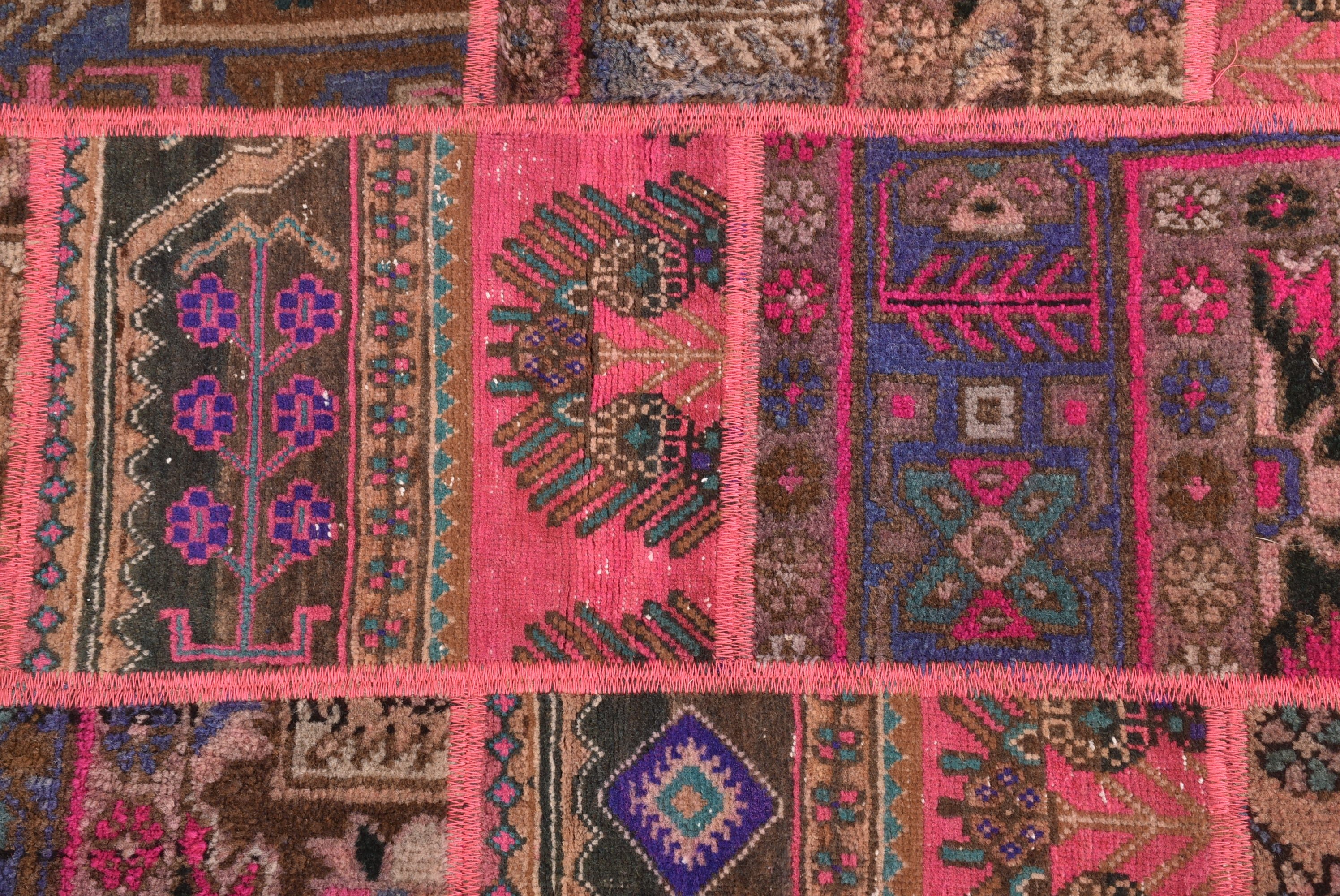 Turkish Rugs, Outdoor Rug, Small Area Rugs, Vintage Rugs, Pink Modern Rugs, 2.6x3.9 ft Small Rugs, Entry Rugs, Luxury Rug, Geometric Rugs