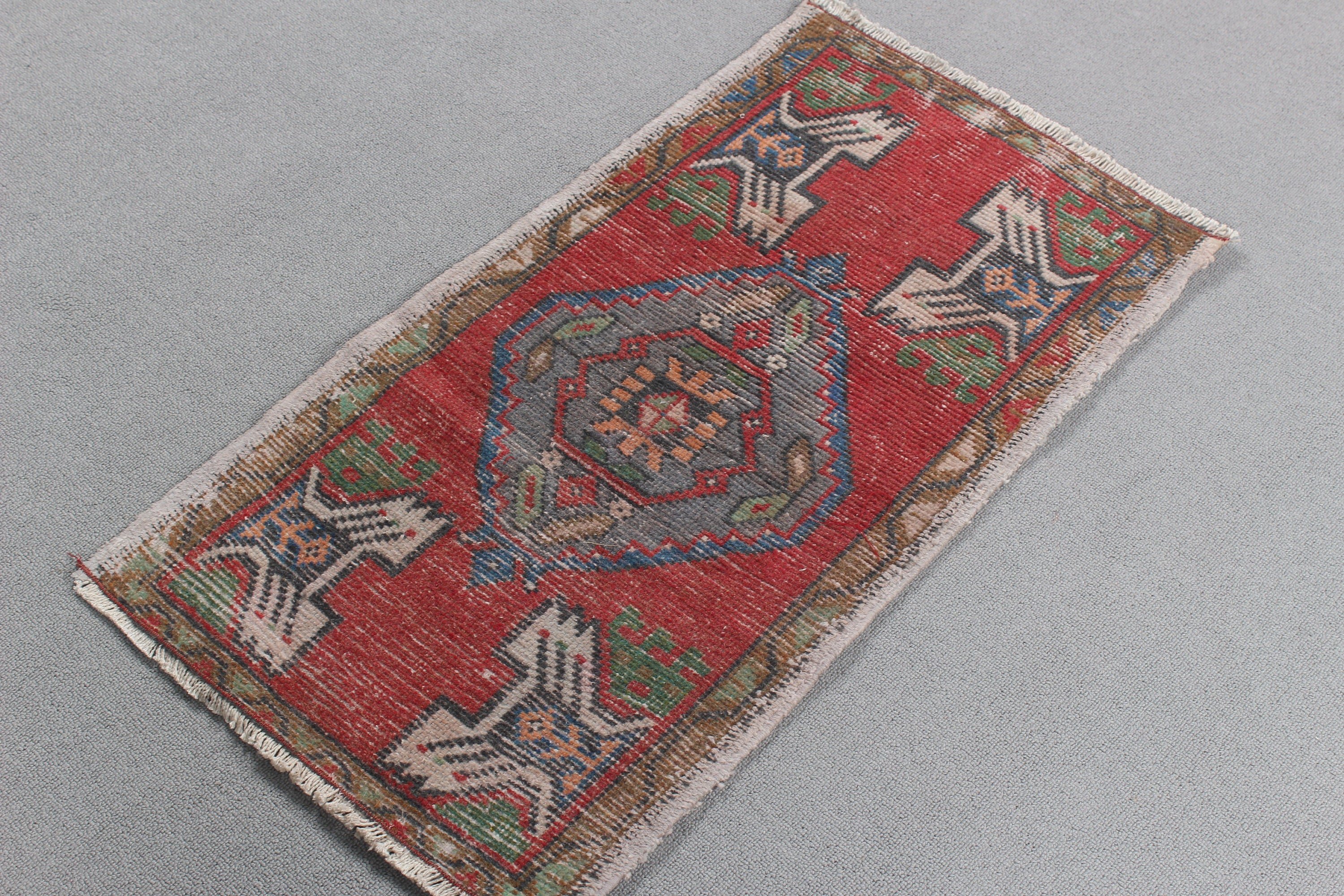 Yatak Odası Halısı, 1.6x2.9 ft Küçük Halı, Çocuk Odası Halıları, Türk Halısı, Araba Paspas Halısı, Vintage Halı, Gri Geometrik Halı, Mutfak Halısı, Nötr Halı