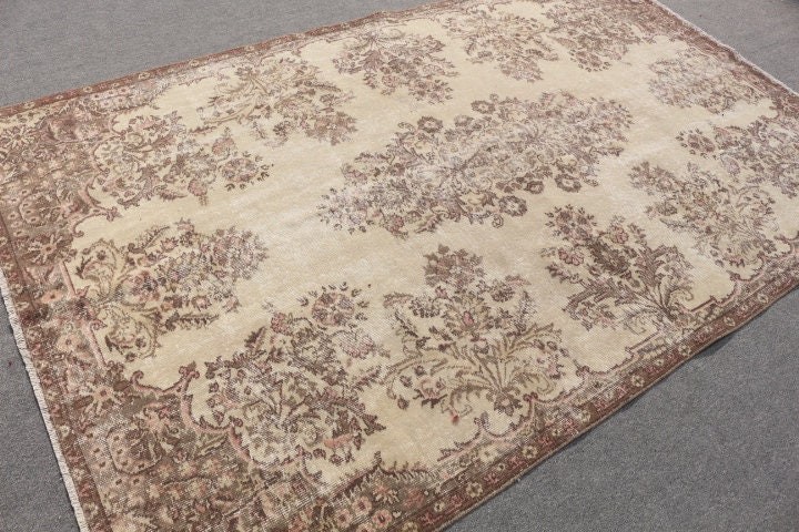 Anadolu Halısı, Vintage Halı, 5.6x8.9 ft Büyük Halılar, Yemek Odası Halısı, Yeşil Yatak Odası Halıları, Havalı Halılar, Yurt Halıları, Oturma Odası Halısı, Türk Halıları