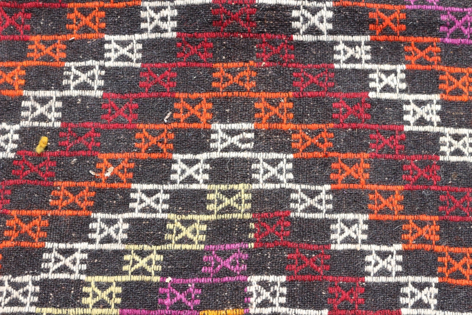 Vintage Halı, Soluk Halı, Oushak Halı, Kilim, Yemek Odası Halısı, Türk Halıları, Havalı Halı, Kahverengi Oryantal Halı, 4,3x7,7 ft Alan Halısı, Zemin Halıları