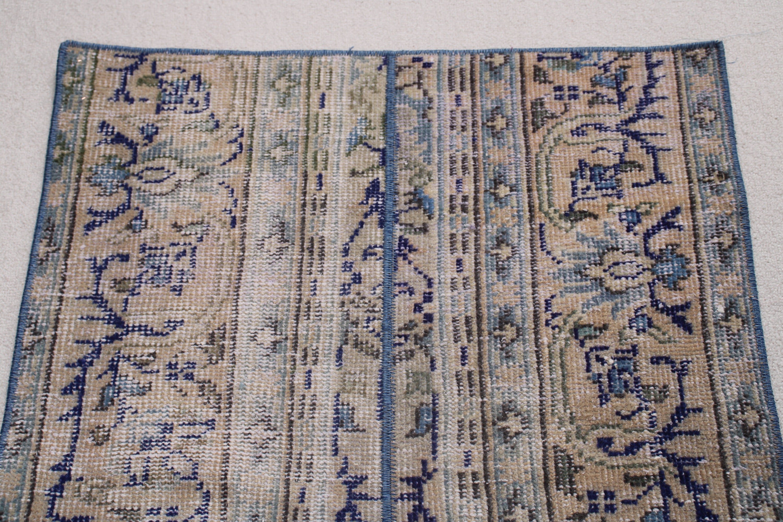 Türk Halısı, Duvara Asılı Halı, Bej Lüks Halı, 2,3x3,9 ft Küçük Halı, El Dokuma Halı, Oryantal Halılar, Vintage Halı, Küçük Boho Halılar