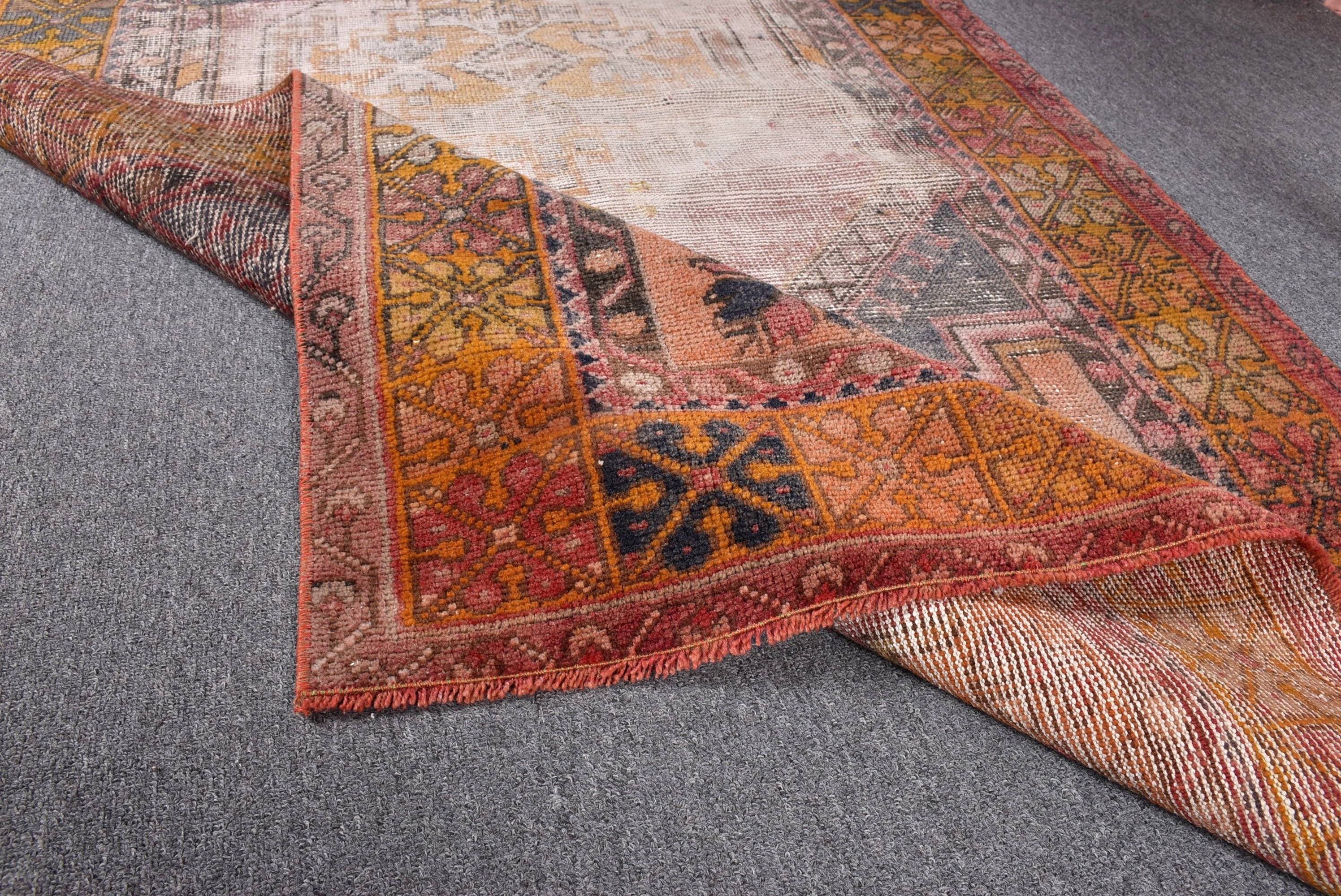 Vintage Halılar, Giriş Halısı, Harika Halılar, Sarı Antika Halı, Boho Vurgulu Halı, 3,5x6 ft Vurgulu Halılar, Ofis Halıları, Türk Halısı