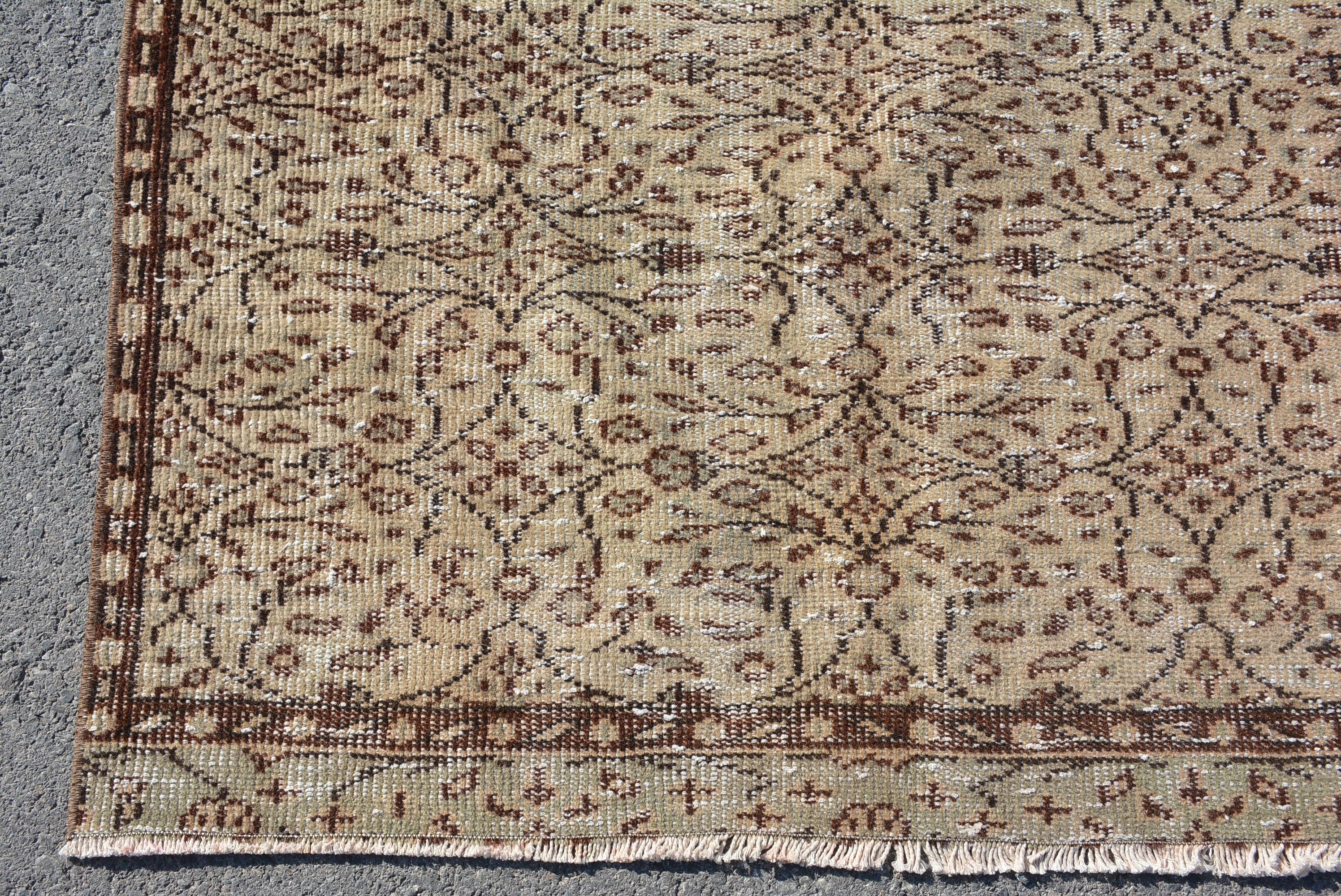 Kitchen Rugs, Rugs for Kitchen, Boho Rug, Colorful Rug, 3.6x7.7 ft Area Rug, Indoor Rug, Vintage Rug, Cute Rug, Cool Rug, Turkish Rugs