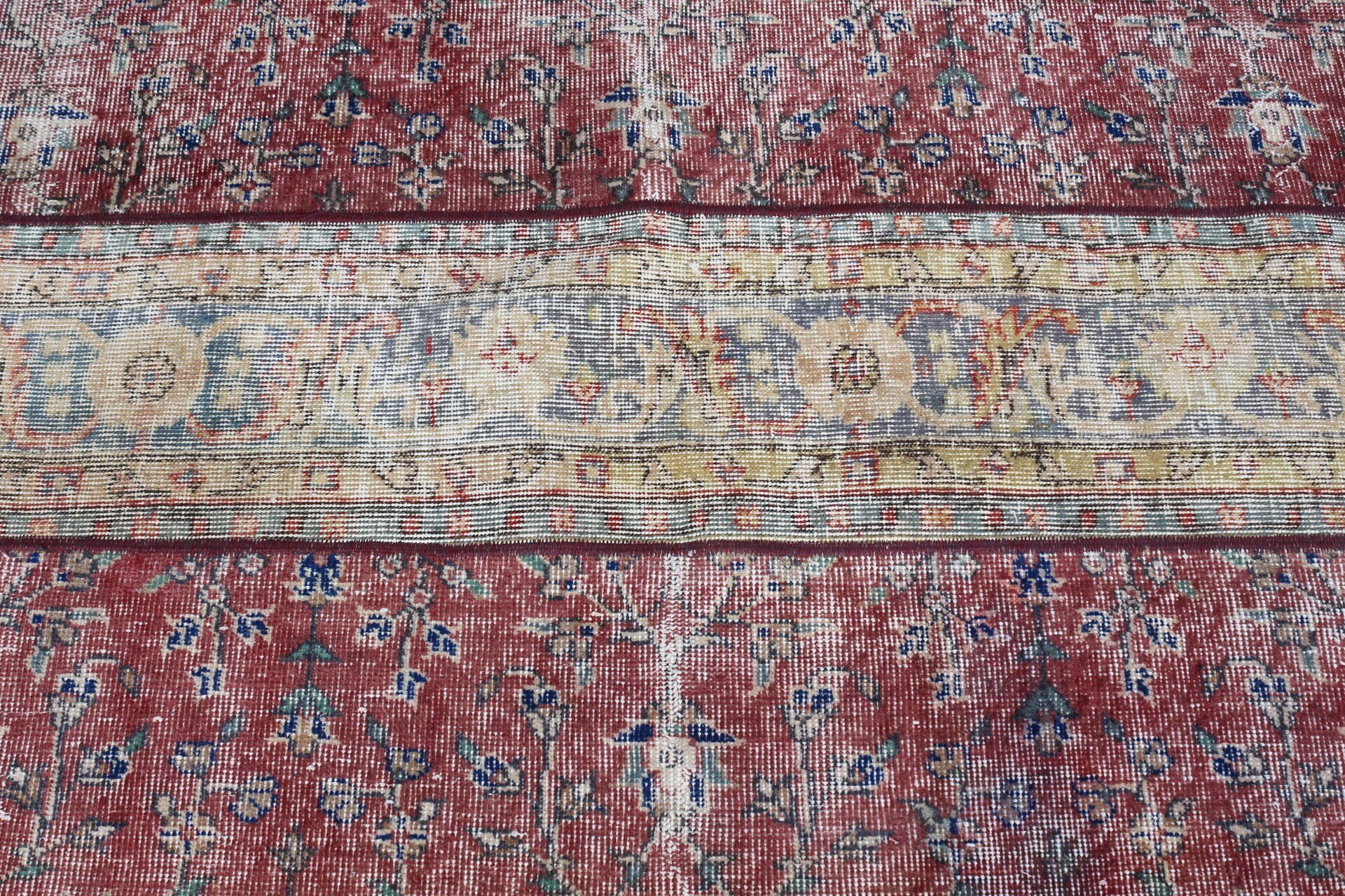 Oushak Halıları, Yatak Odası Halıları, Türk Halısı, Antika Halı, Giriş Halısı, Çocuk Halısı, Vintage Halılar, 3x6.8 ft Accent Halı, Kırmızı Oryantal Halı