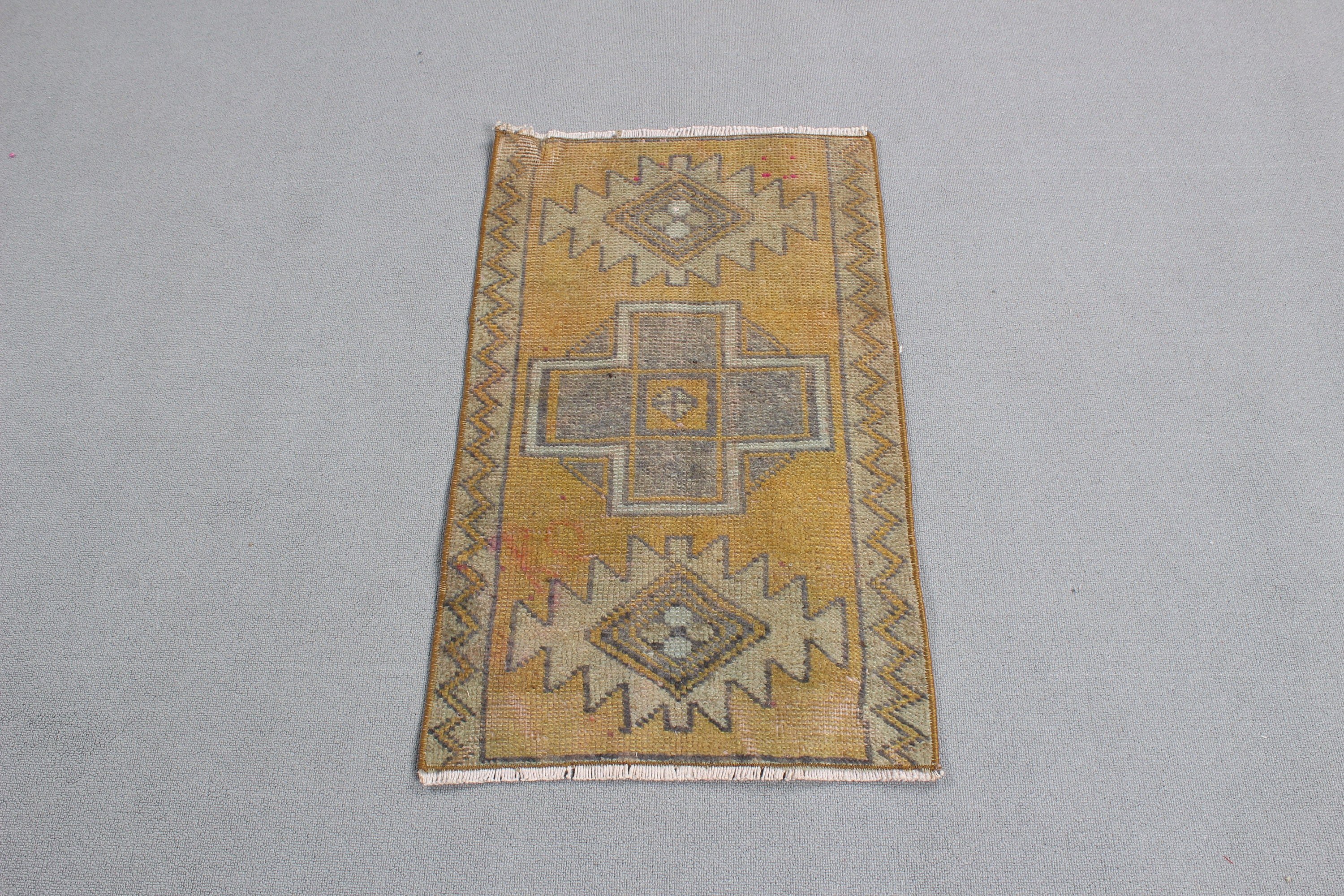 Small Area Rugs, Turkish Rugs, Home Decor Rug, Vintage Rug, Bedroom Rugs, 1.6x2.8 ft Small Rug, Bronze Antique Rugs, Statement Rugs