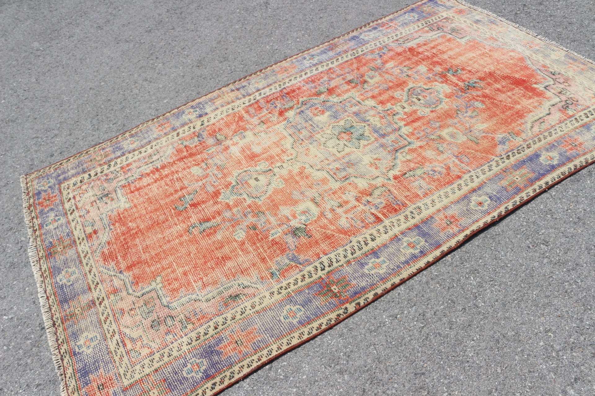 Dorm Rug, Turkish Rug, 4.5x7.8 ft Area Rugs, Living Room Rugs, Rugs for Living Room, Red Cool Rugs, Moroccan Rugs, Vintage Rug, Kitchen Rug