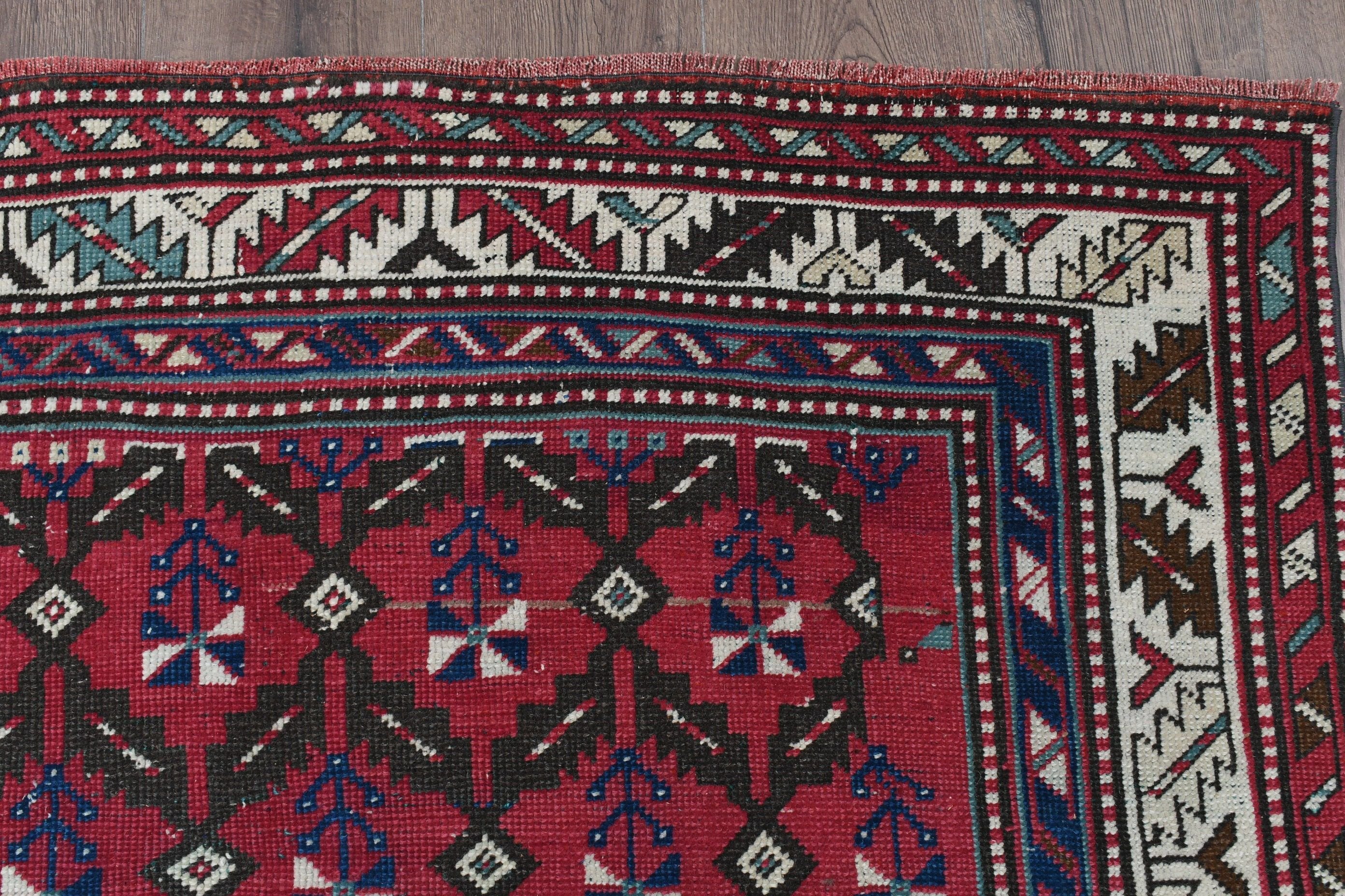 Rugs for Bedroom, Turkish Rug, Wool Rug, Vintage Rug, Dining Room Rugs, 6.2x9.3 ft Large Rug, Moroccan Rug, Red Anatolian Rug, Bedroom Rug