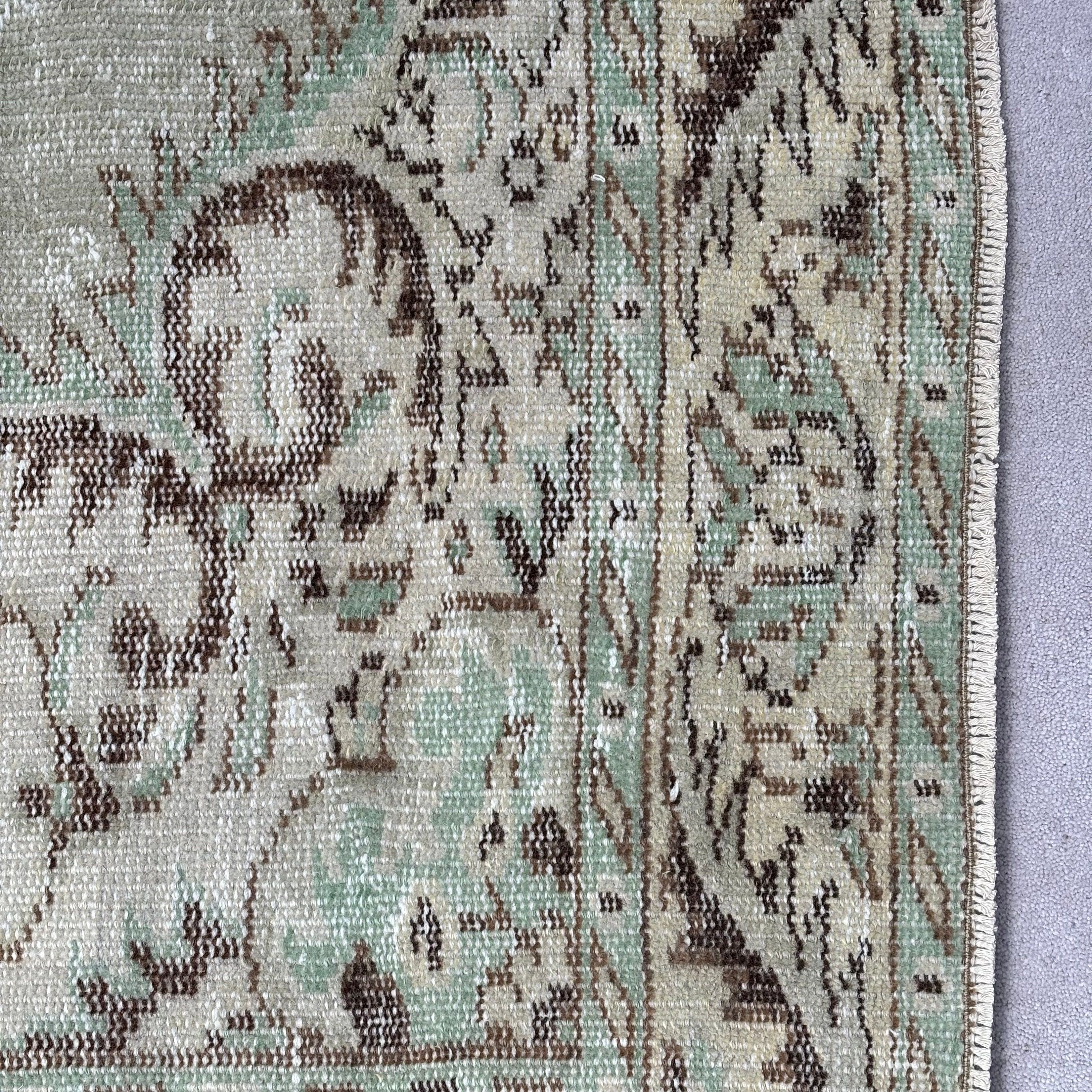 Türk Halıları, Büyük Boho Halıları, Bildiri Halısı, Organik Halılar, Oushak Halıları, 5,4x8,8 ft Büyük Halı, Vintage Halılar, Kahverengi Modern Halı, Yatak Odası Halıları