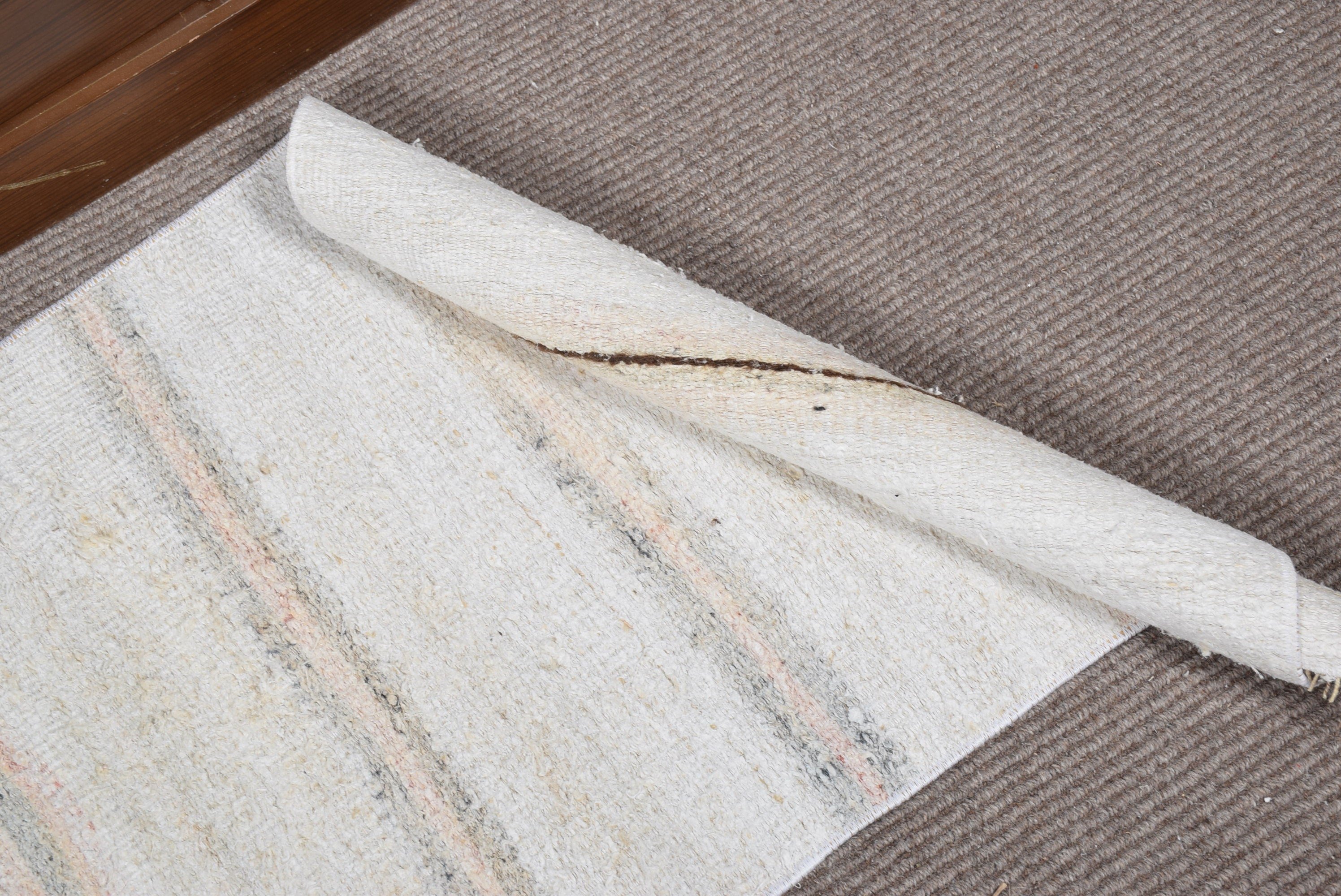 Kitchen Rug, Oushak Rugs, 1.8x3.3 ft Small Rug, Vintage Rugs, Turkish Rug, Home Decor Rug, Bath Rug, Beige Antique Rug, Rugs for Kitchen