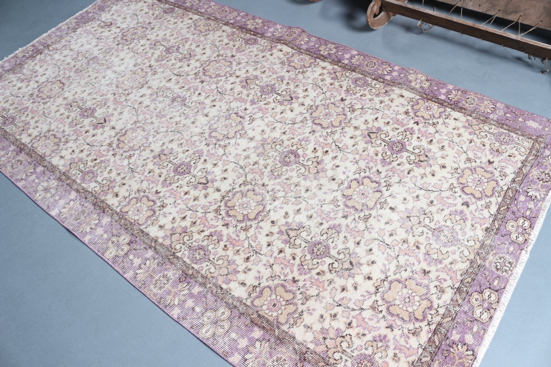 Kitchen Rug, Cool Rugs, 4.7x8.5 ft Area Rugs, Beige Antique Rugs, Pastel Rugs, Vintage Rug, Living Room Rug, Dining Room Rugs, Turkish Rugs