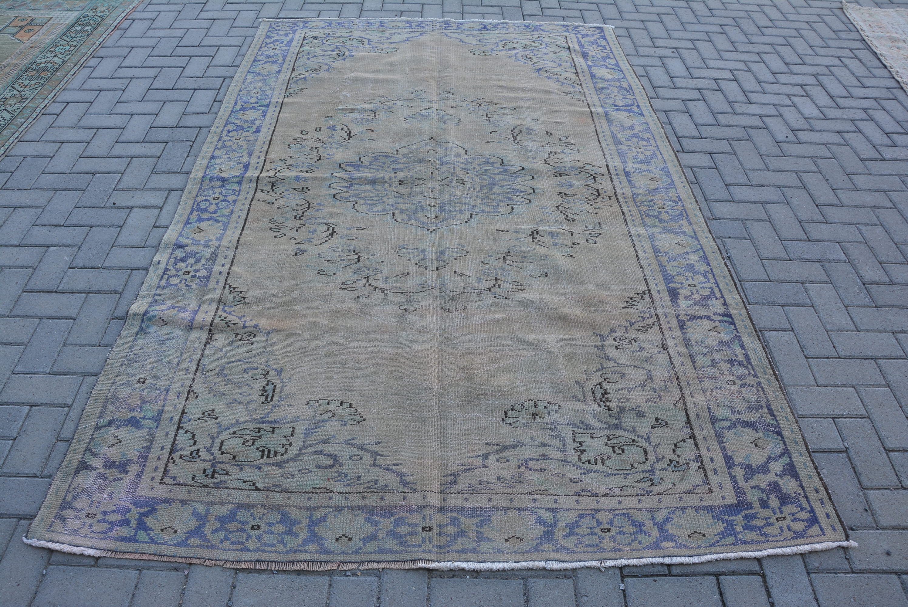 Living Room Rug, Rugs for Salon, Ethnic Rug, Cool Rug, Dining Room Rug, Bedroom Rug, 5.7x8.9 ft Large Rug, Vintage Rug, Turkish Rugs