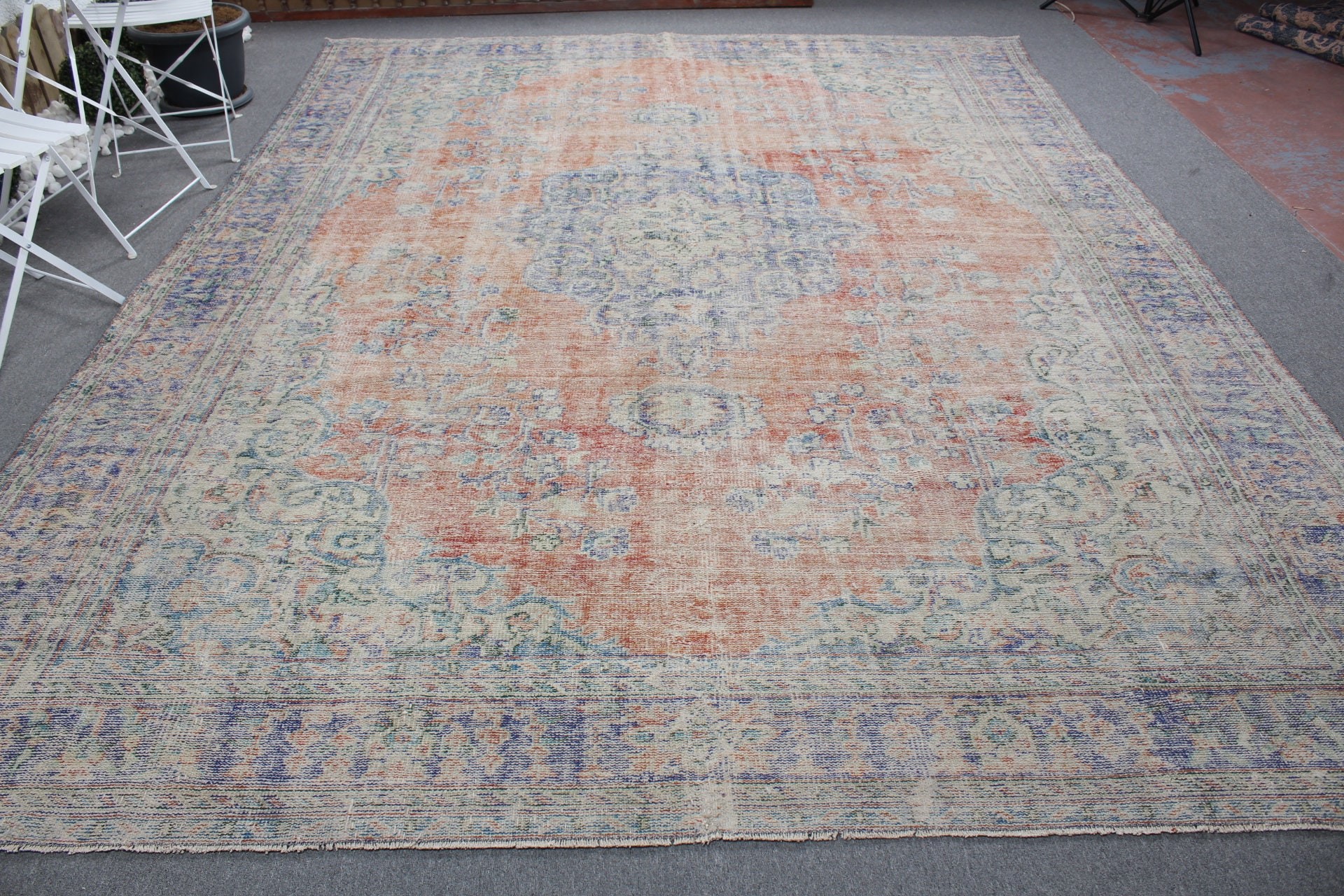 Rugs for Saloon, Salon Rugs, Vintage Rug, Floor Rug, Red Antique Rug, Cool Rug, Living Room Rugs, Turkish Rug, 9.1x12 ft Oversize Rugs