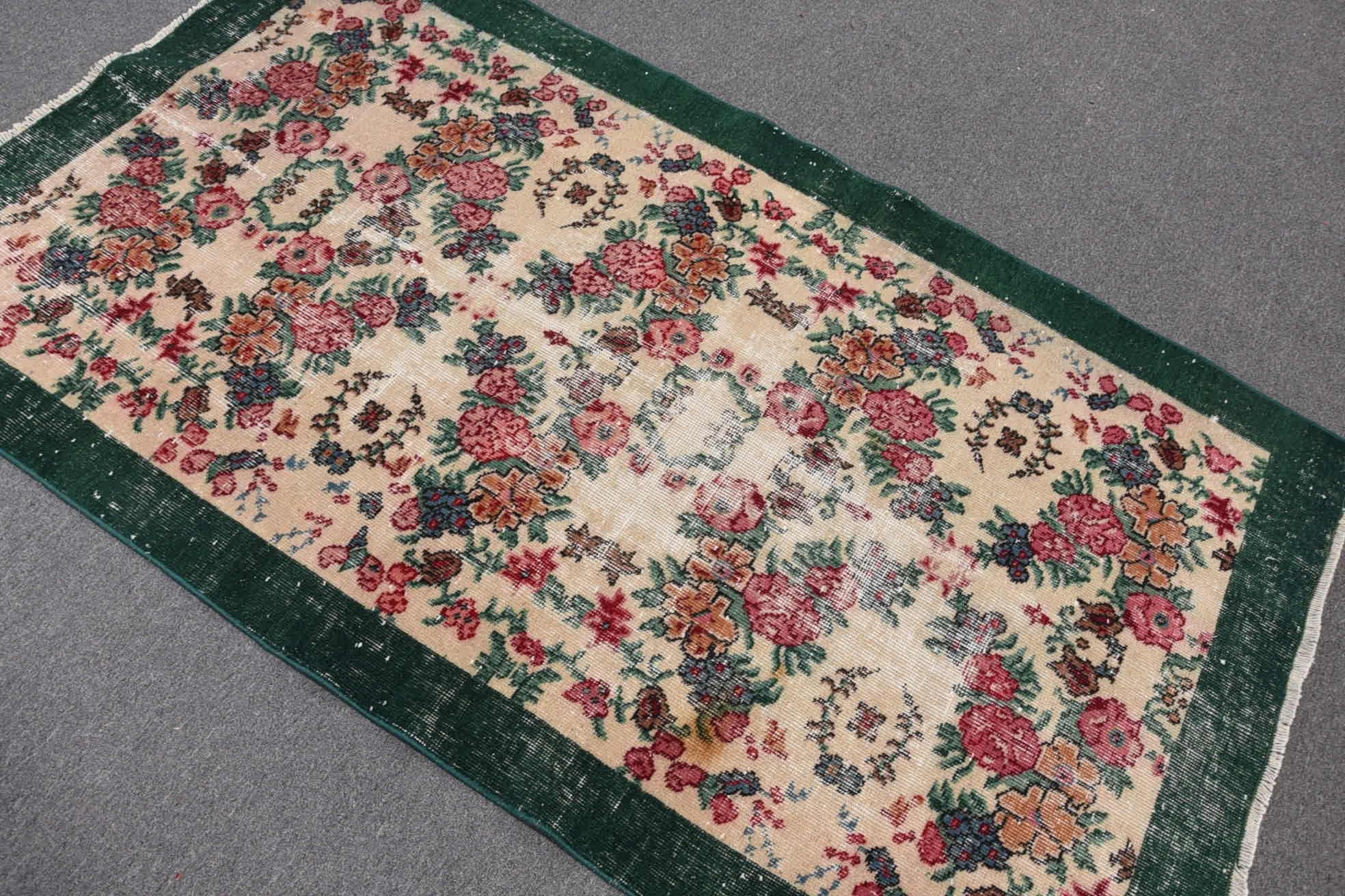 Vintage Halı, Yemek Odası Halıları, Dış Mekan Halısı, Anadolu Halısı, Vintage Dekor Halıları, Yer Halısı, Mutfak Halısı, Türk Halısı, 3,8x6,6 ft Alan Halısı