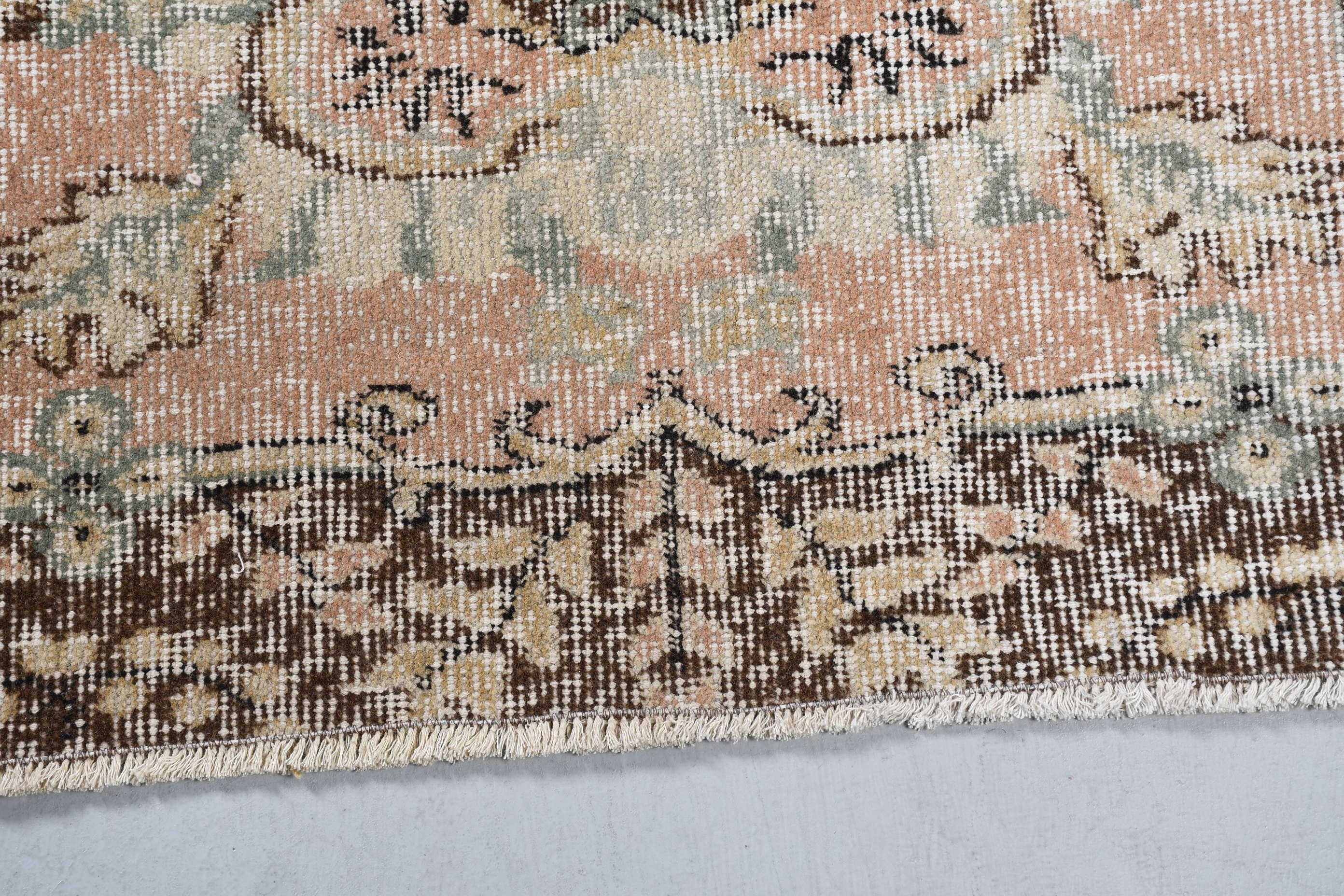 Bedroom Rug, 6.5x9.6 ft Large Rug, Cool Rugs, Living Room Rug, Beige Oriental Rug, Vintage Rug, Pastel Rug, Oriental Rug, Turkish Rug