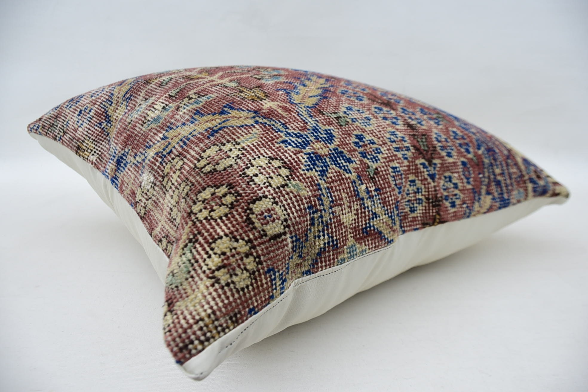 Gift Pillow, Home Decor Pillow, Decorative Throw Cushion Case, Authentic Pillow, 24"x24" Red Cushion Cover, Throw Kilim Pillow