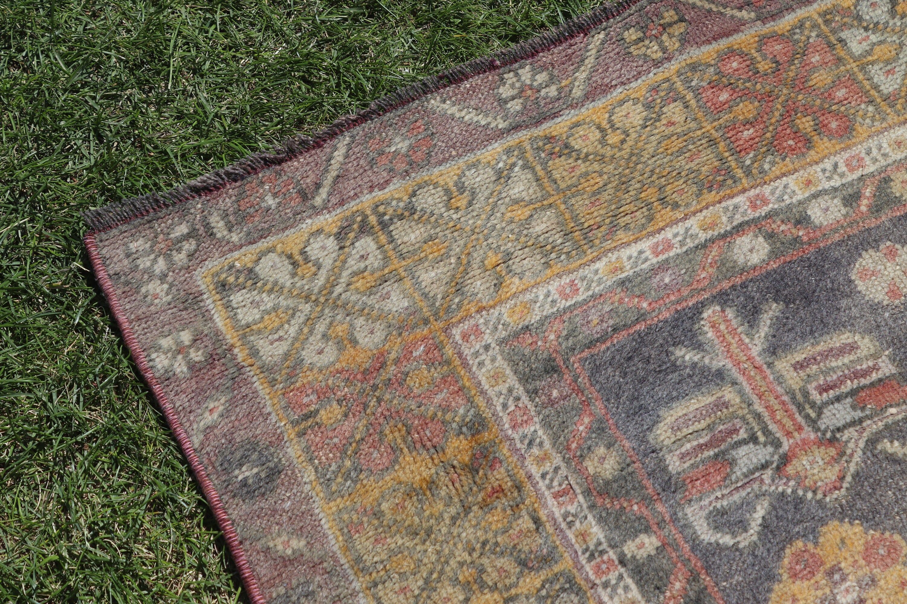 3.8x6.7 ft Area Rug, Kitchen Rugs, Floor Rug, Luxury Rugs, Red Geometric Rugs, Vintage Rug, Anatolian Rug, Rugs for Bedroom, Turkish Rugs