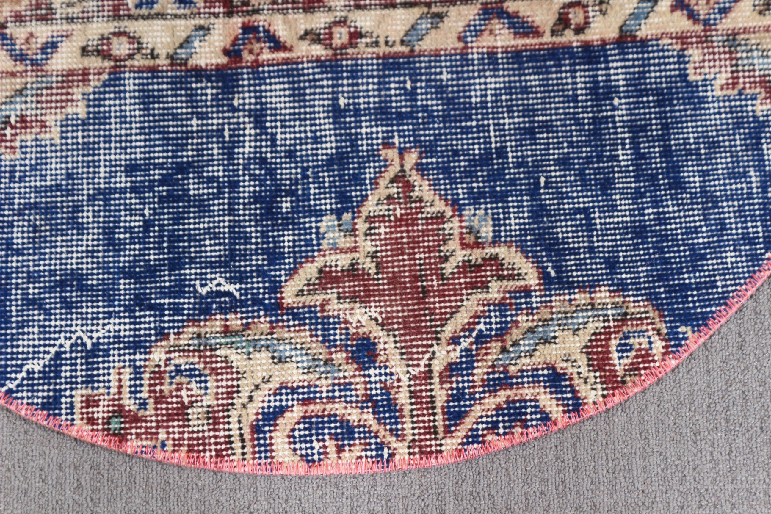 Antika Halı, Türk Halısı, 1.4x2.6 ft Küçük Halı, Mavi Oryantal Halı, Vintage Halılar, Duvara Asılı Halı, Kapı Paspas Halıları, Boho Halı, Yatak Odası Halıları