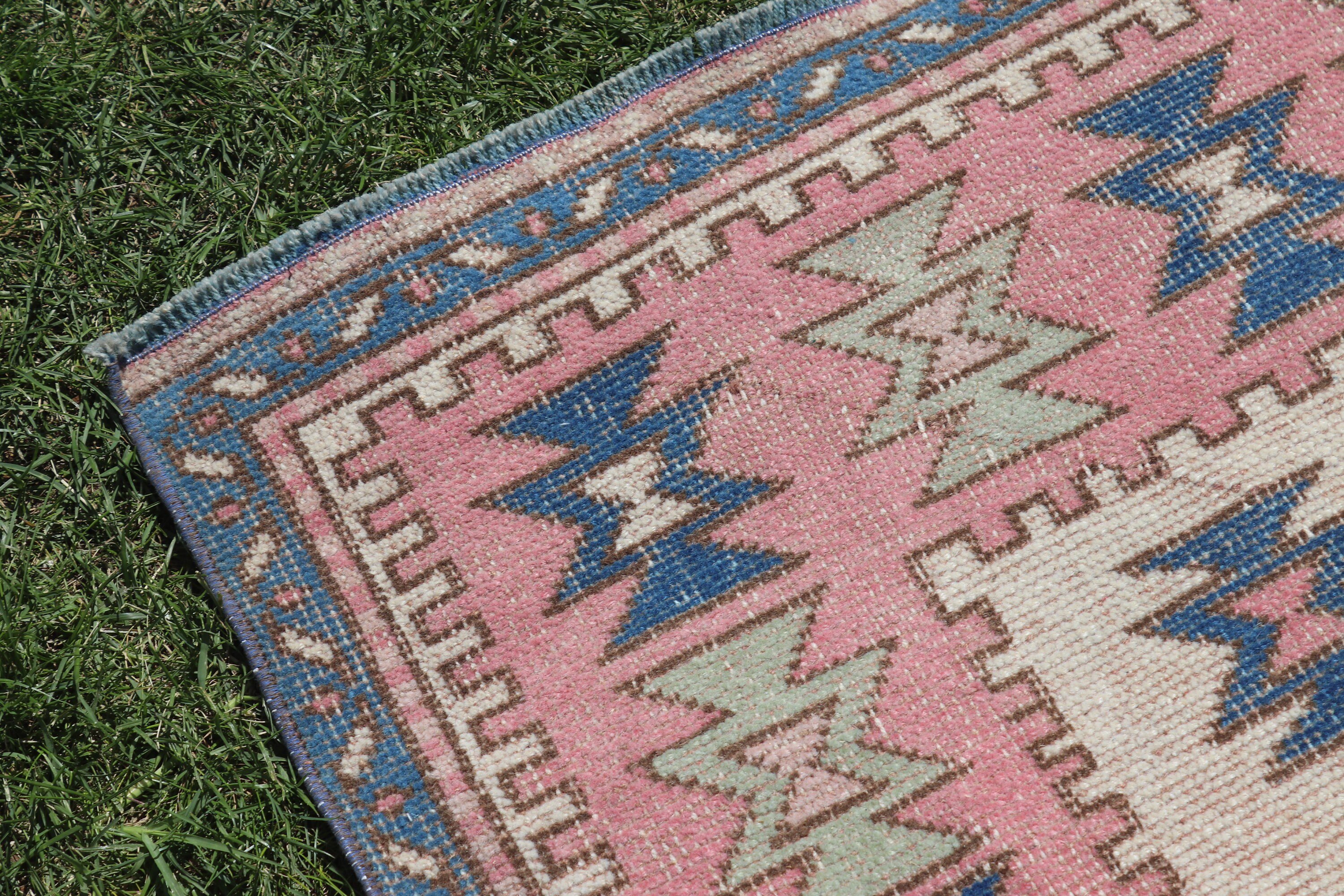 Flatweave Rug, Vintage Rug, Boho Area Rugs, Pink Modern Rugs, 4.1x6.9 ft Area Rug, Bedroom Rugs, Ethnic Rug, Turkish Rug, Oushak Area Rug