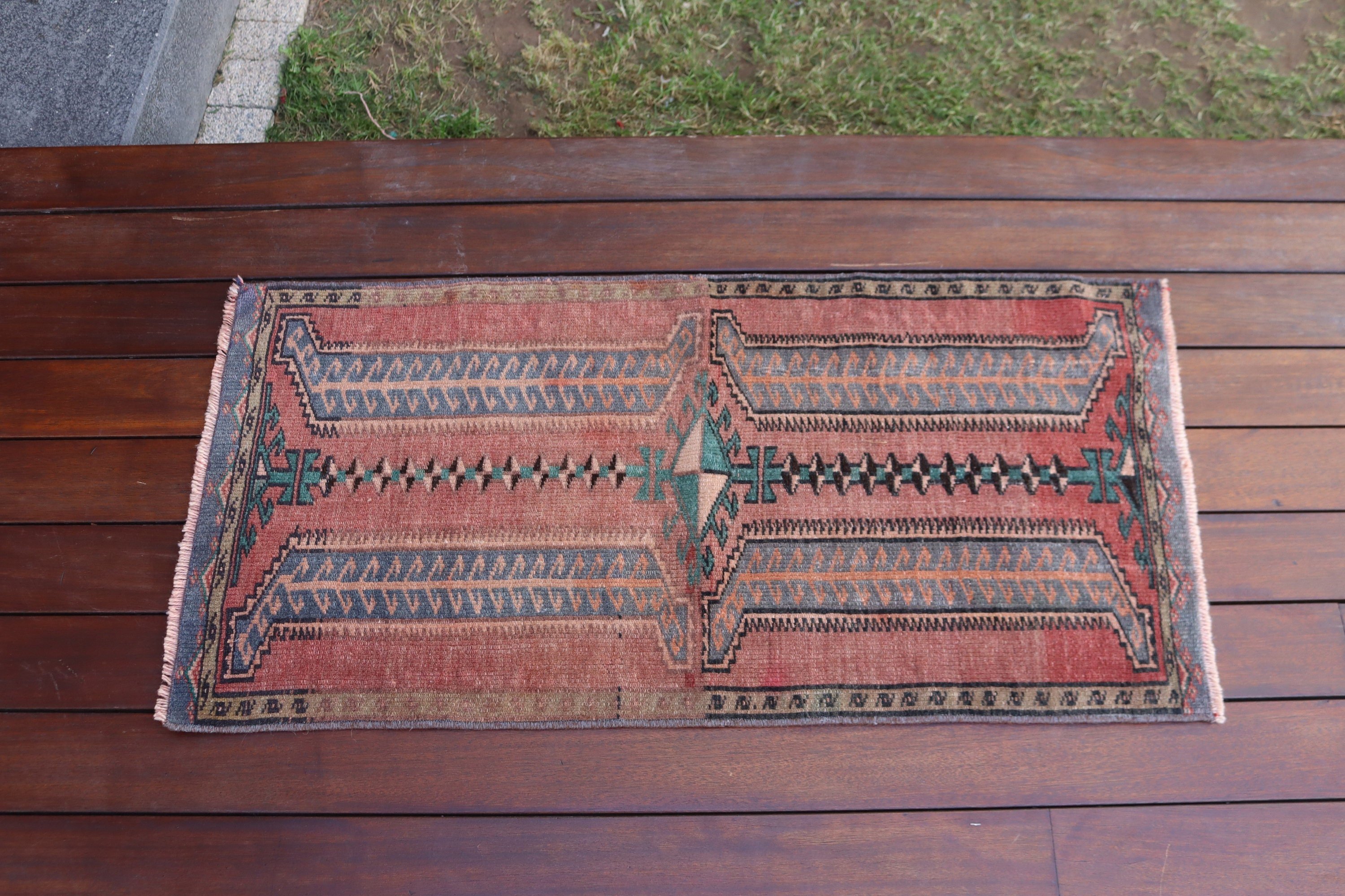 1.6x3.1 ft Küçük Halılar, Küçük Alan Halısı, Vintage Halılar, Küçük Boho Halıları, Yatak Odası Halısı, Açıklama Halısı, Türk Halısı, Kahverengi Anadolu Halıları