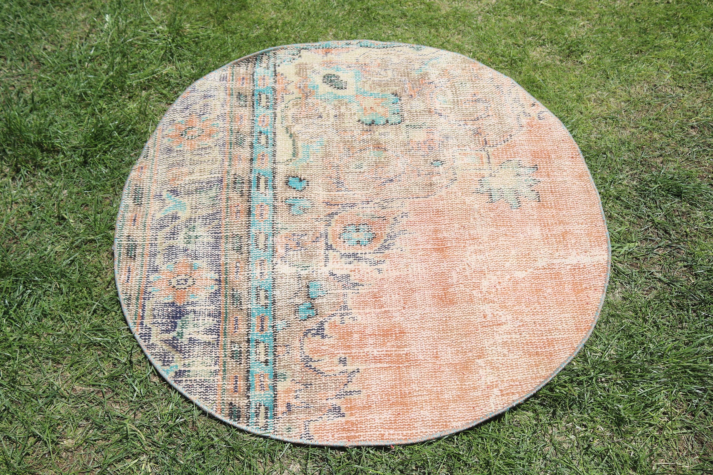 2.9x2.9 ft Küçük Halılar, Kahverengi Geometrik Halı, Küçük Boho Halılar, Geometrik Halılar, Vintage Halılar, Oryantal Halılar, Türk Halıları, Çocuk Halıları