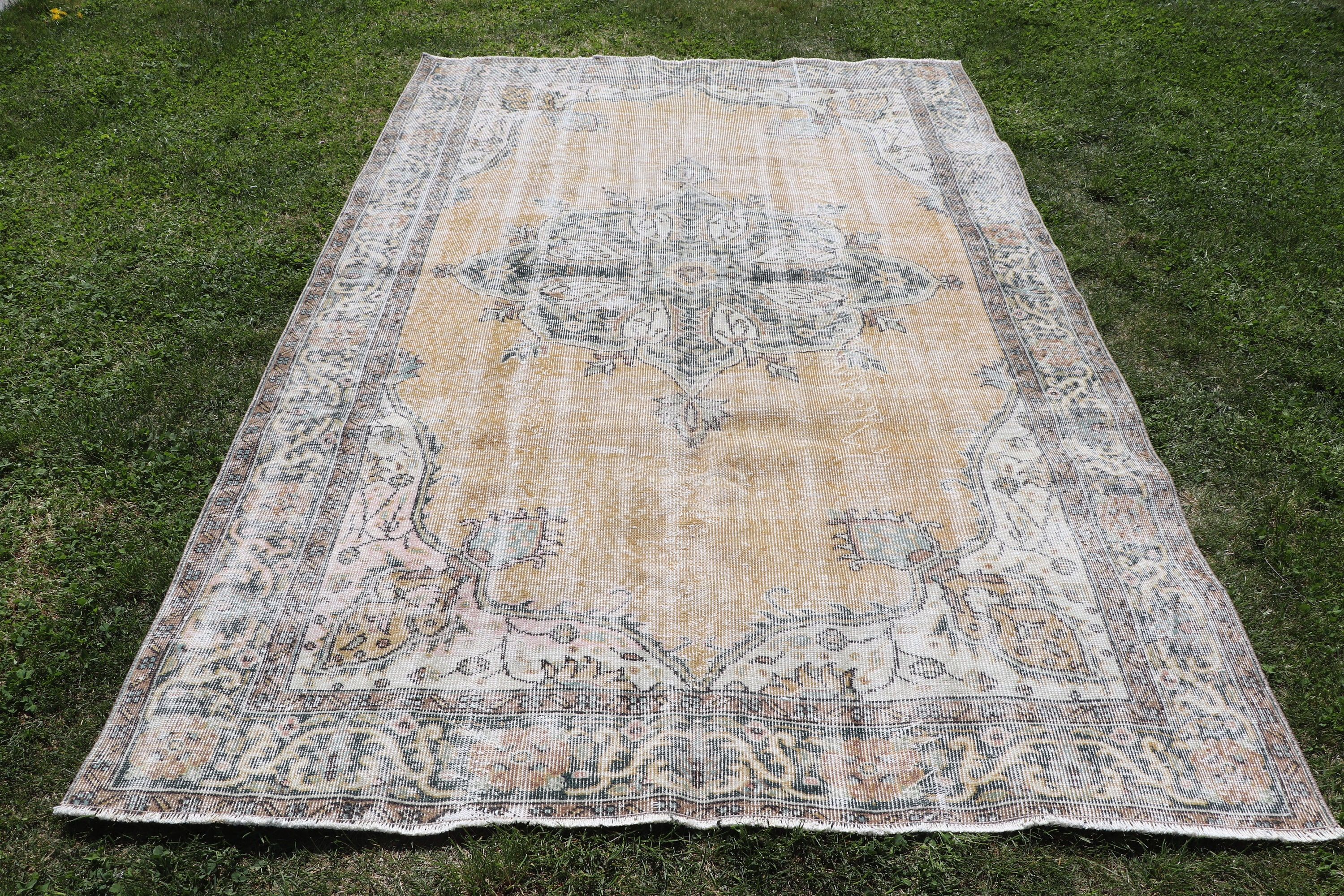 Yatak Odası Halısı, Büyük Boho Halısı, Boho Halısı, 5.7x8.8 ft Büyük Halılar, Vintage Halı, Kahverengi Anadolu Halıları, Yer Halıları, Modern Halılar, Türk Halısı