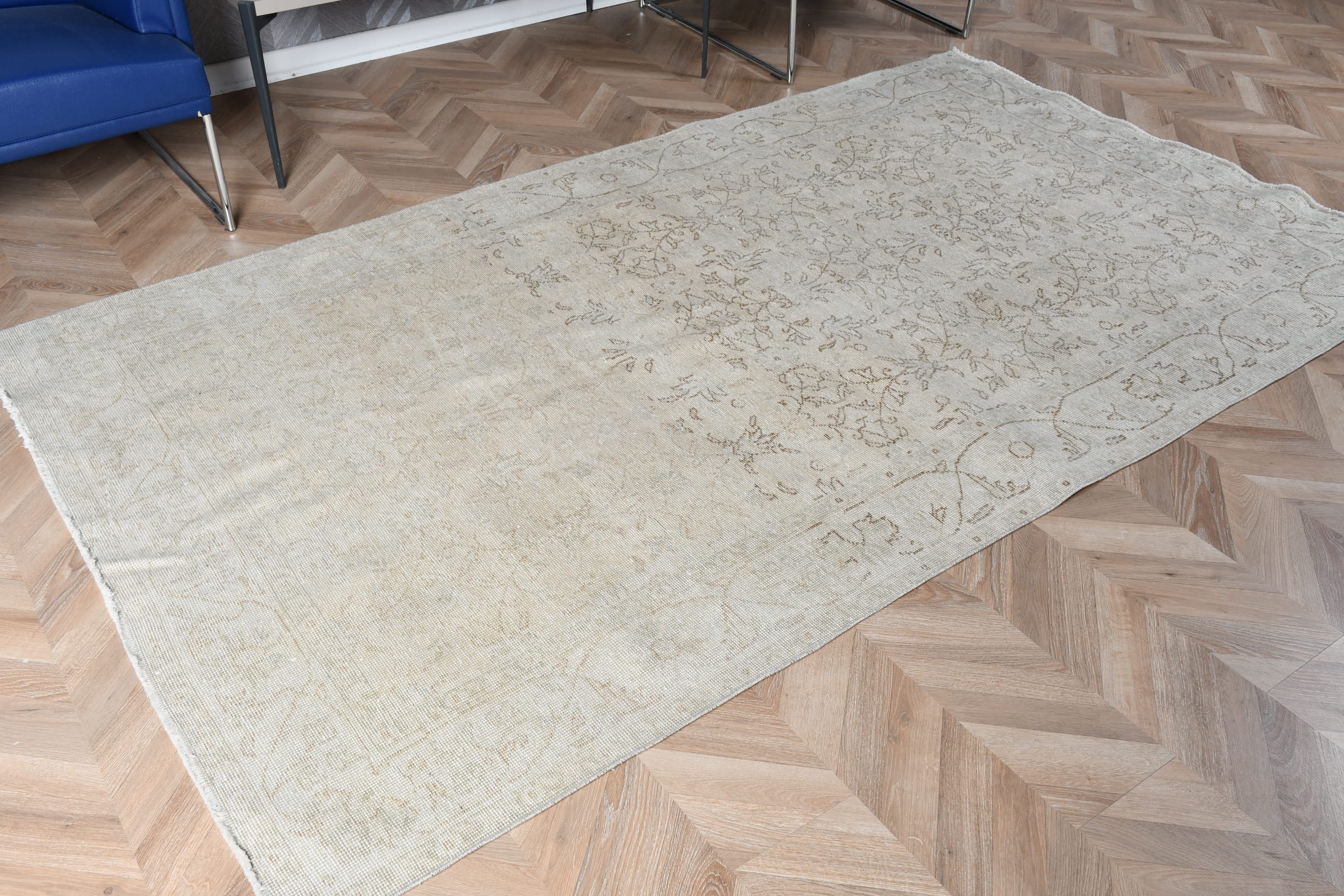 Bedroom Rugs, Rugs for Salon, 4.9x8.7 ft Large Rug, Turkish Rug, Beige Antique Rugs, Vintage Rug, Floor Rug, Dining Room Rug, Cool Rug