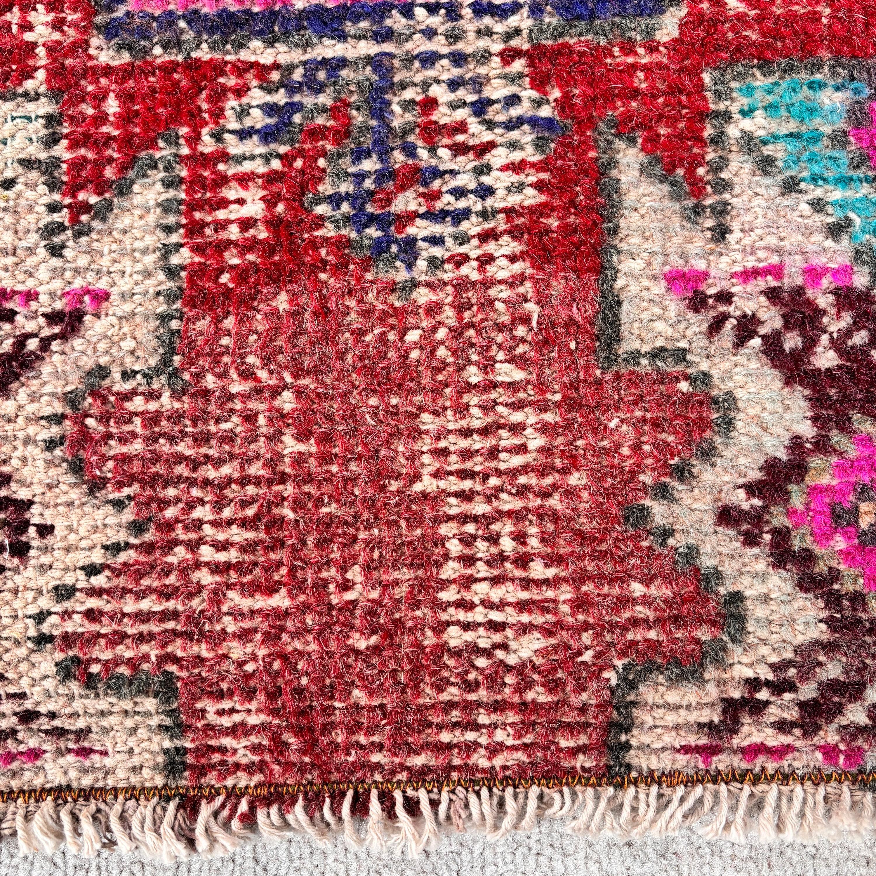 Red Neutral Rugs, Wool Rugs, Turkish Rugs, Nursery Rug, Moroccan Rug, Handmade Rug, Wall Hanging Rug, Vintage Rugs, 1.6x2.8 ft Small Rugs