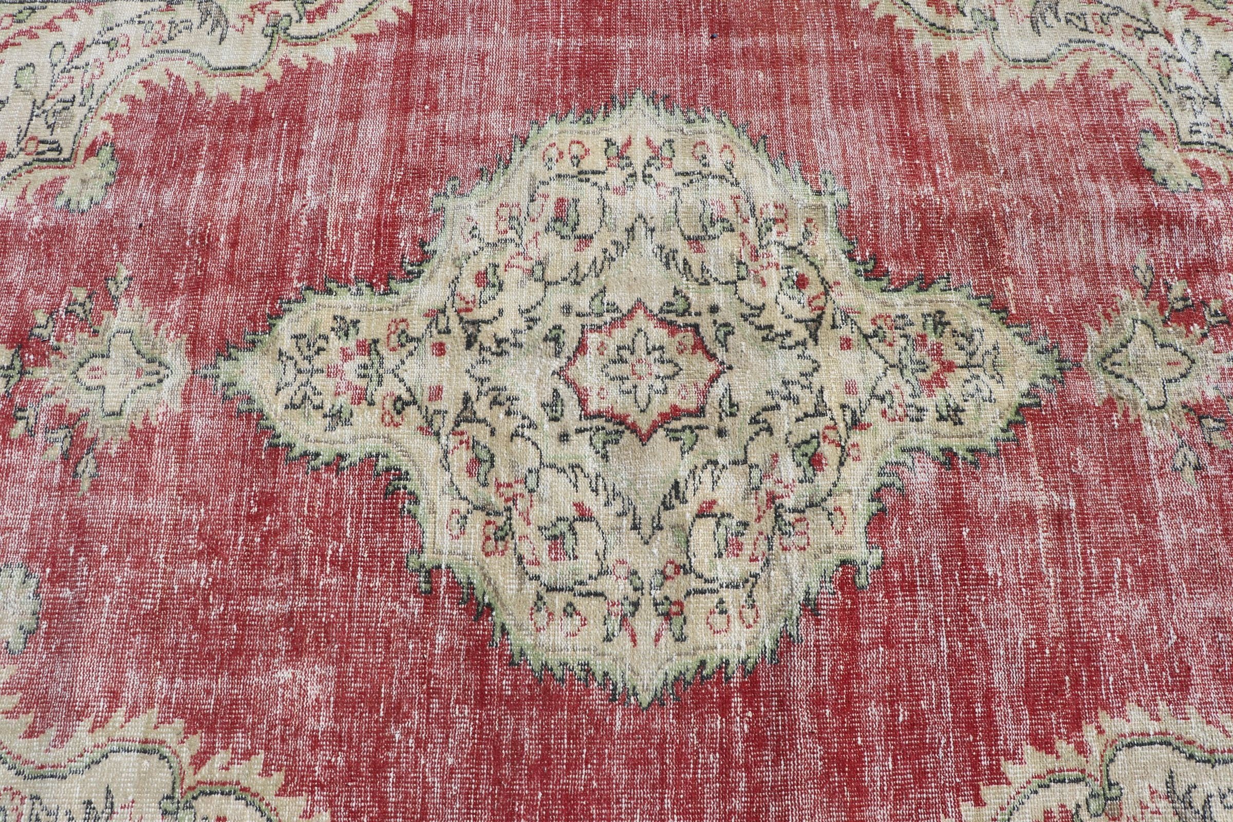 Bedroom Rug, 6x9.6 ft Large Rugs, Red Cool Rug, Oriental Rugs, Antique Rug, Large Area Rug Rugs, Vintage Rug, Turkish Rugs, Living Room Rug