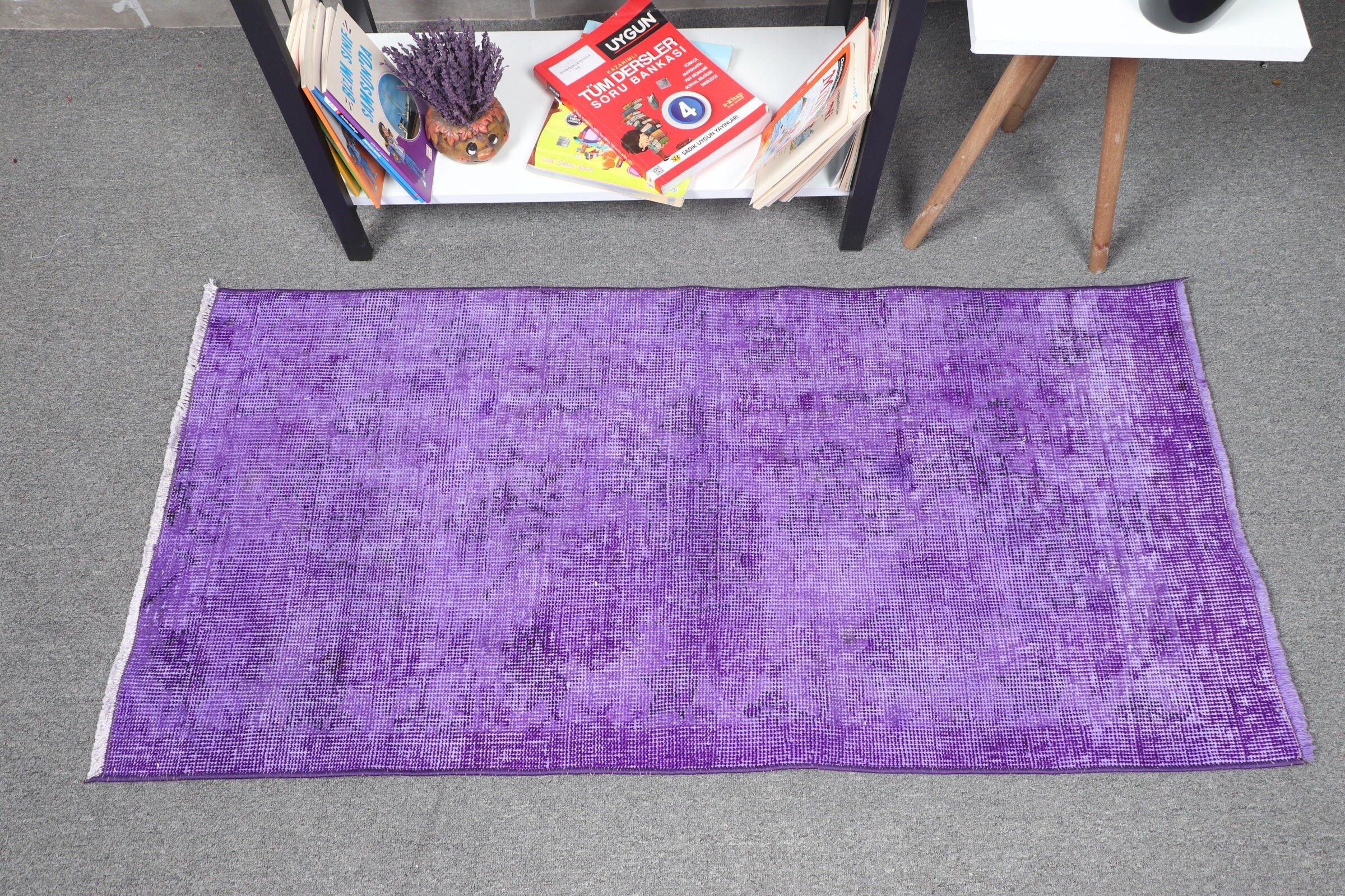 Home Decor Rugs, Purple Bedroom Rug, Art Rug, 2.1x4.3 ft Small Rug, Wall Hanging Rug, Turkish Rug, Oriental Rugs, Nursery Rugs, Vintage Rug