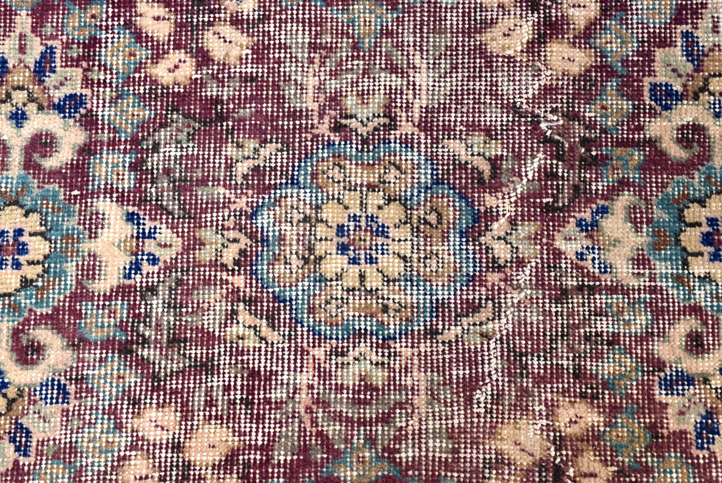 Mutfak Halıları, Türk Halısı, Modern Banyo Paspas Halıları, Giriş Halıları, Vintage Halılar, 2,4x4,2 ft Küçük Halı, Mutfak Halısı, Mor Boho Halı, Havalı Halı