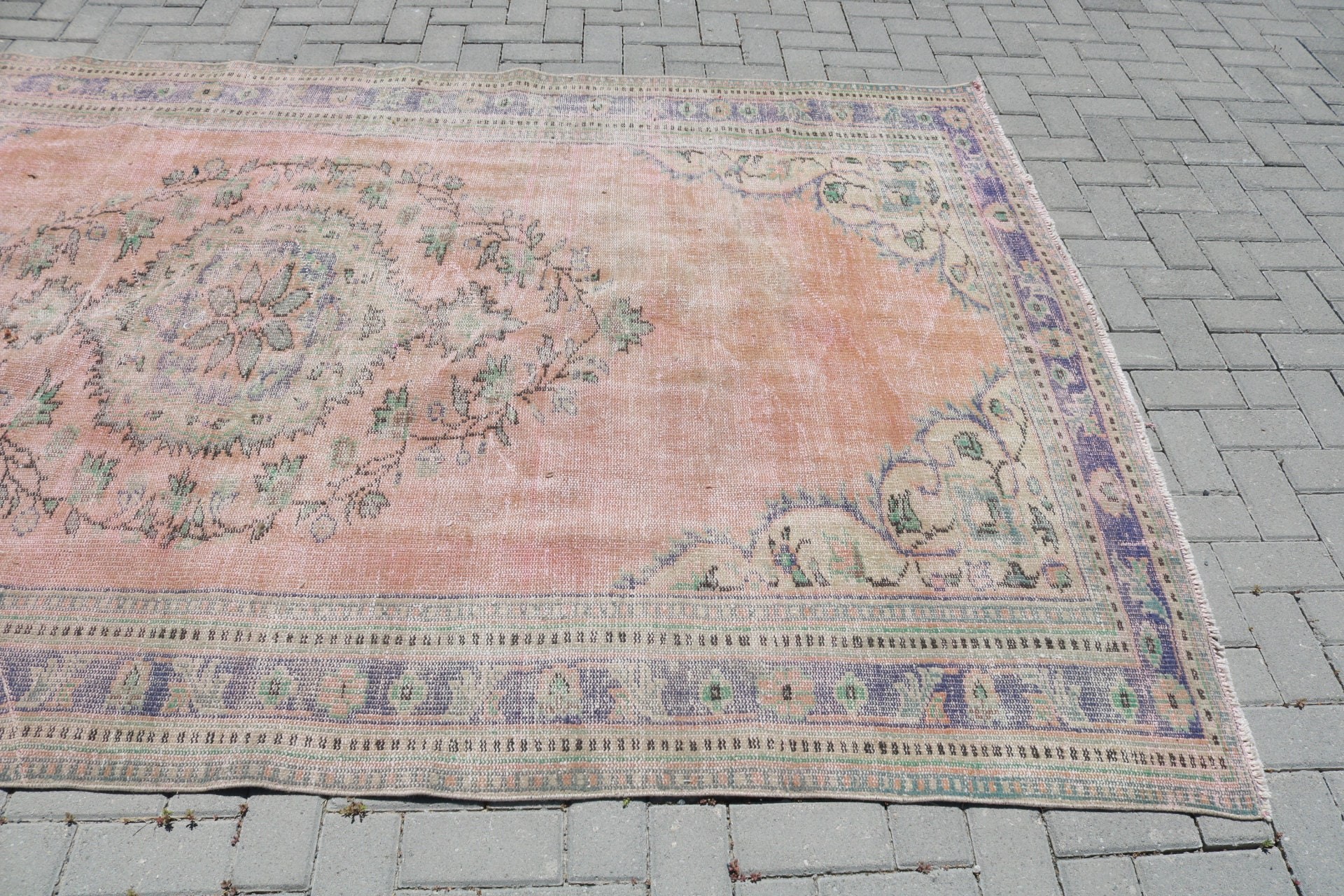 Living Room Rug, Salon Rugs, Rugs for Living Room, Home Decor Rug, 6x10 ft Large Rug, Floor Rug, Turkish Rug, Vintage Rug, Retro Rug