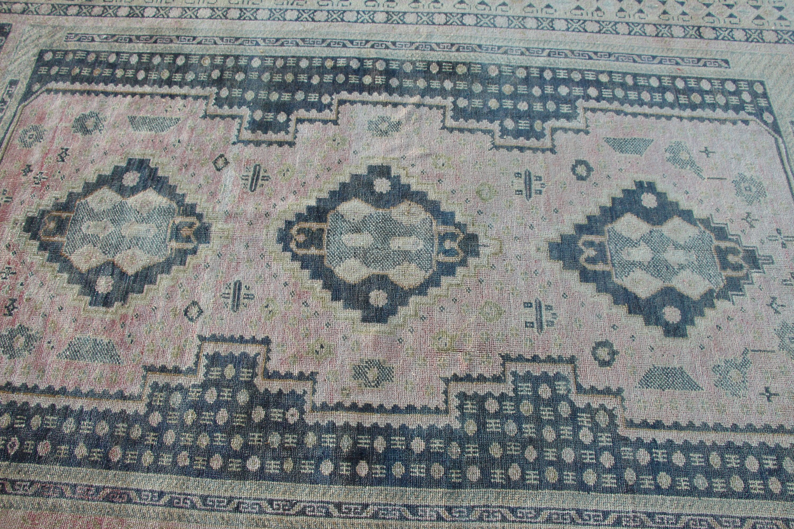 Living Room Rug, Floor Rug, Bedroom Rug, Pink  5.6x8.8 ft Large Rugs, Turkish Rugs, Vintage Rug, Oushak Rugs, Rugs for Salon