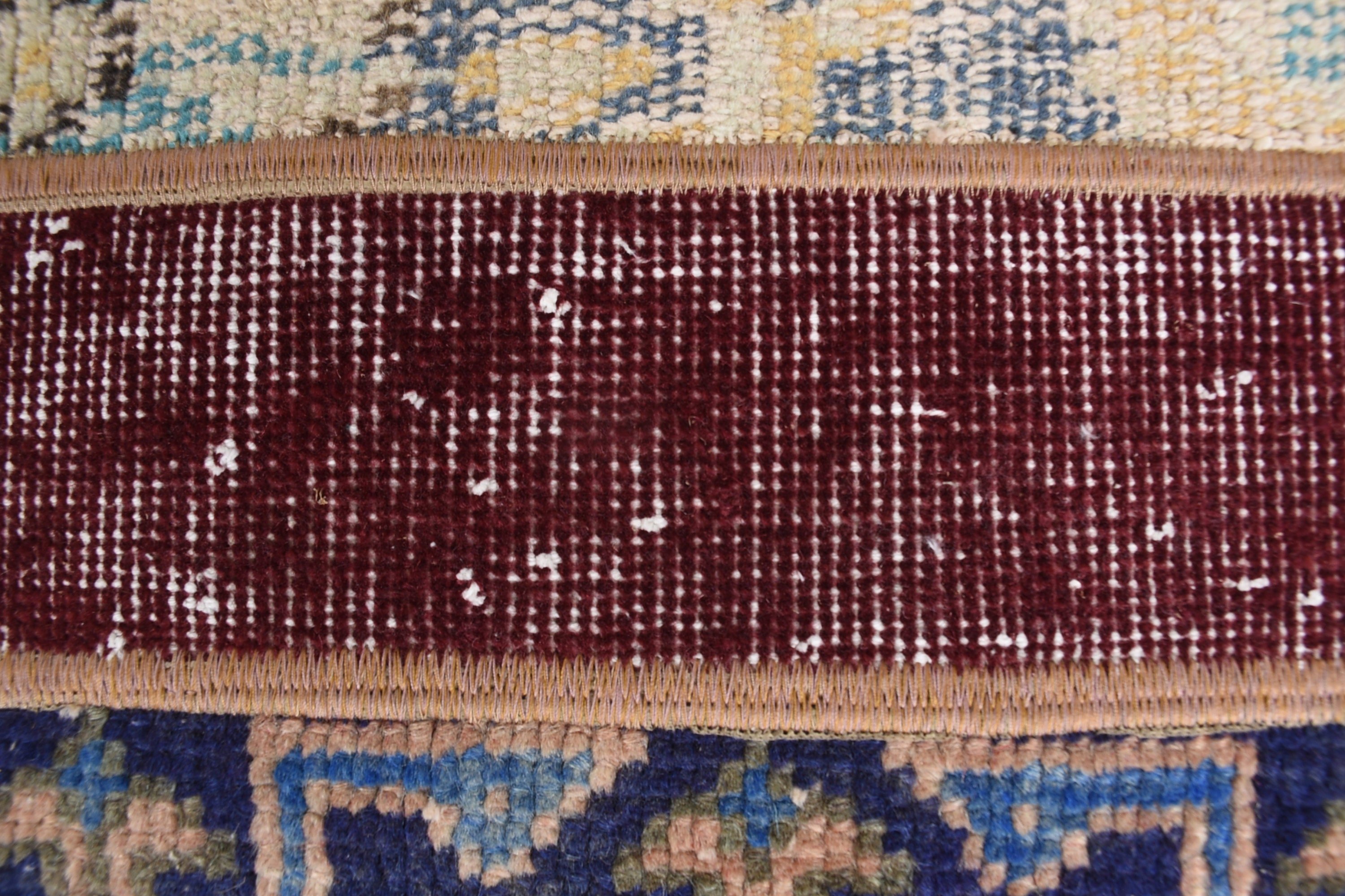 Ev Dekorasyonu Halıları, 1.4x3.4 ft Küçük Halı, Yatak Odası Halıları, Mutfak Halısı, Organik Halı, Vintage Halı, Mavi Antika Halı, Oryantal Halı, Türk Halıları