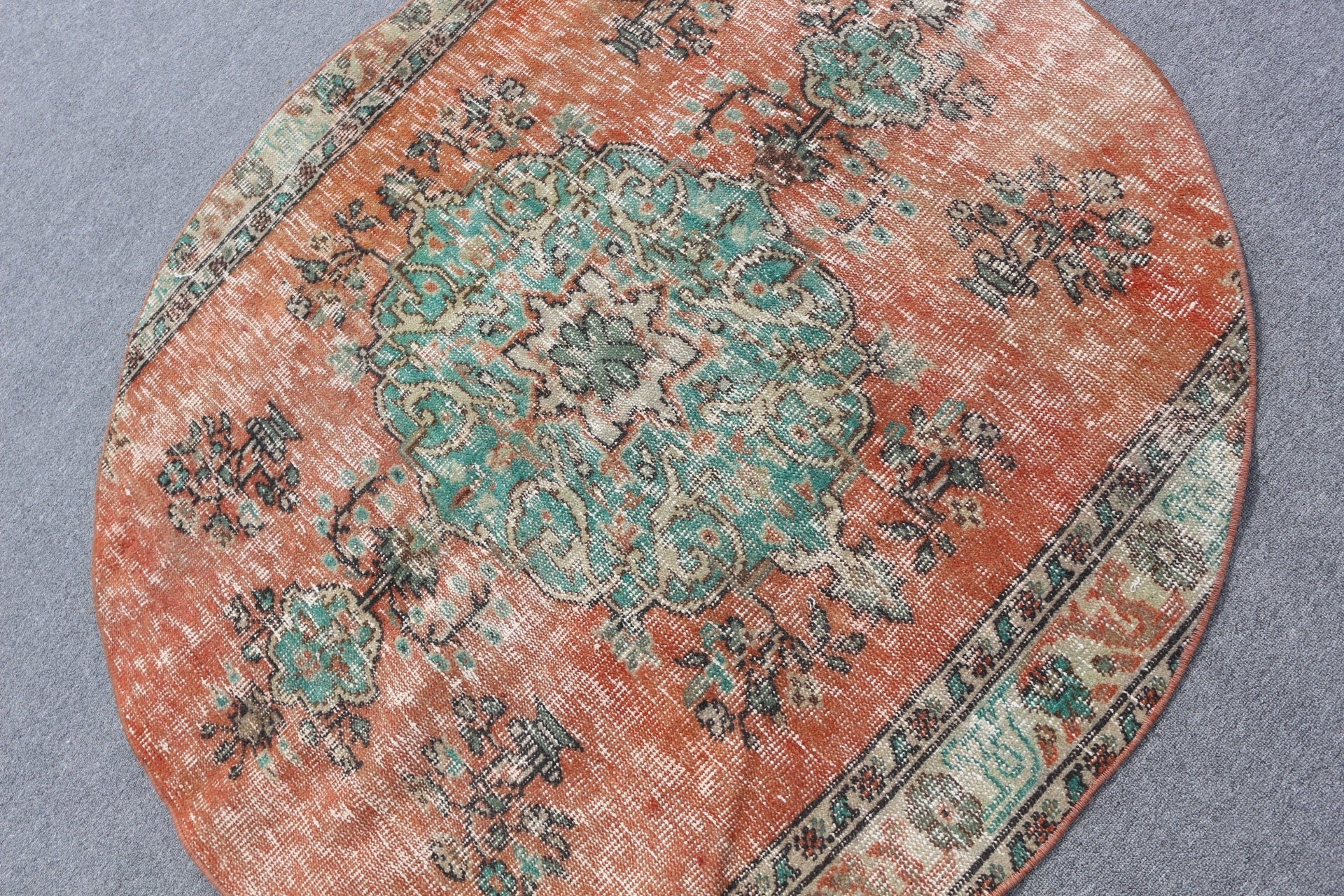 Giriş Halısı Halıları, Yün Halıları, Vintage Halı, Yatak Odası Halısı, Türk Halısı, Çocuk Odası Halısı, 4.7x4.6 ft Accent Halısı, Kırmızı Mutfak Halısı, Yatak Odası Halıları