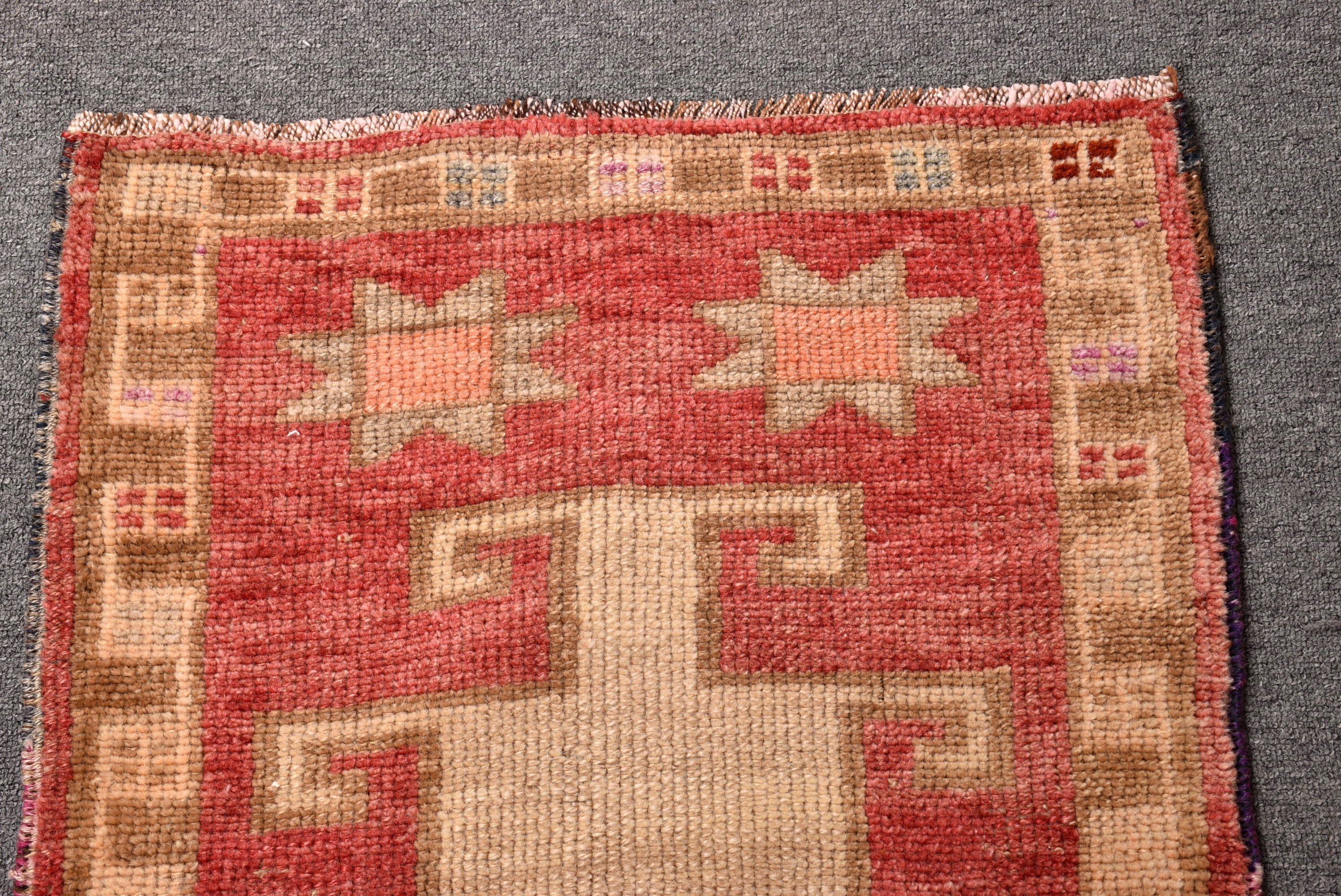 Oryantal Halı, Küçük Vintage Halı, Küçük Boho Halı, Bej Yer Halıları, Lüks Halılar, Yatak Odası Halıları, 1.8x3 ft Küçük Halı, Türk Halıları, Vintage Halı