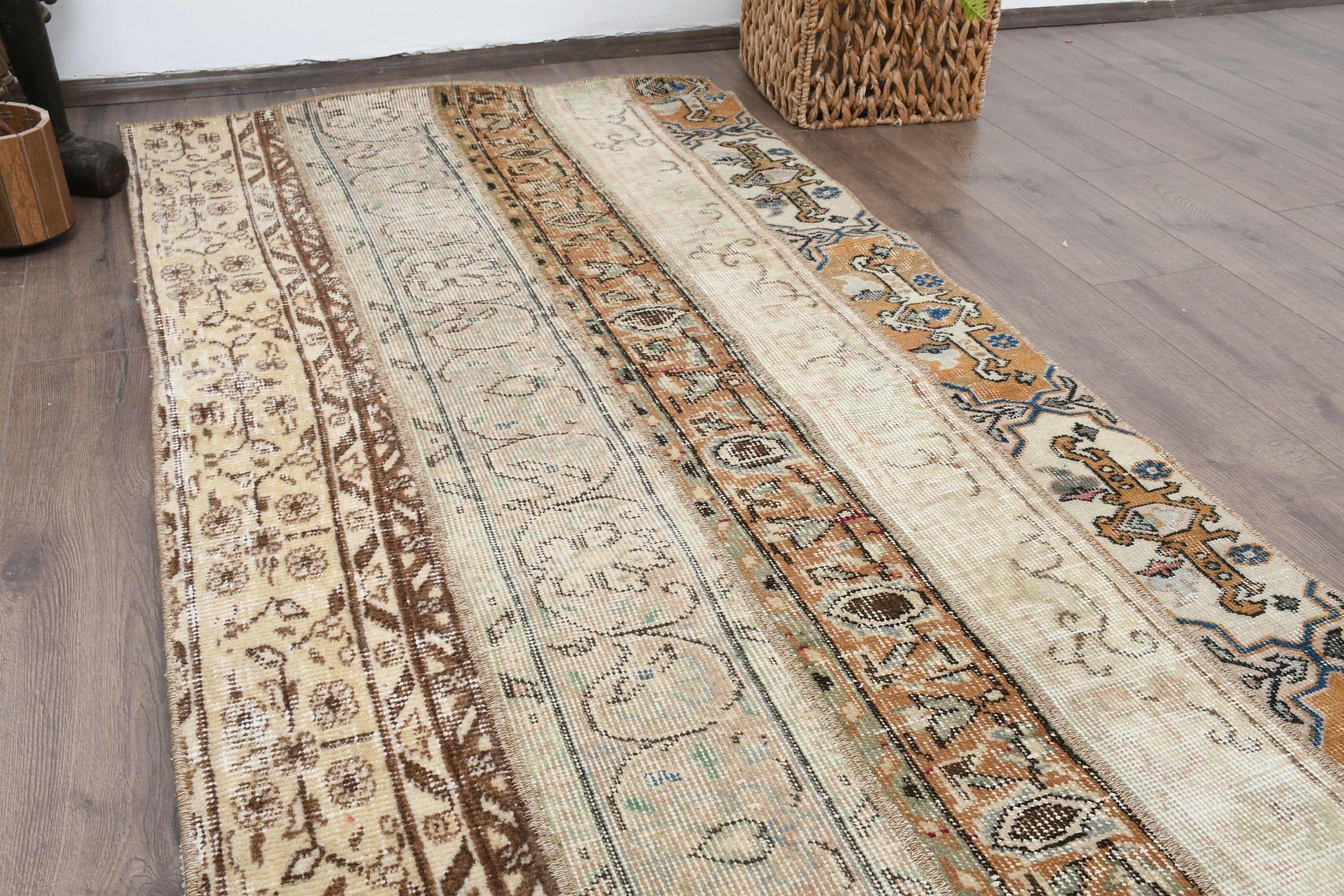 Yatak Odası Halısı, Türk Halısı, Bej Anadolu Halısı, Mutfak Halısı, Organik Halı, Çocuk Halıları, 2,9x5,6 ft Accent Halı, Vintage Halılar